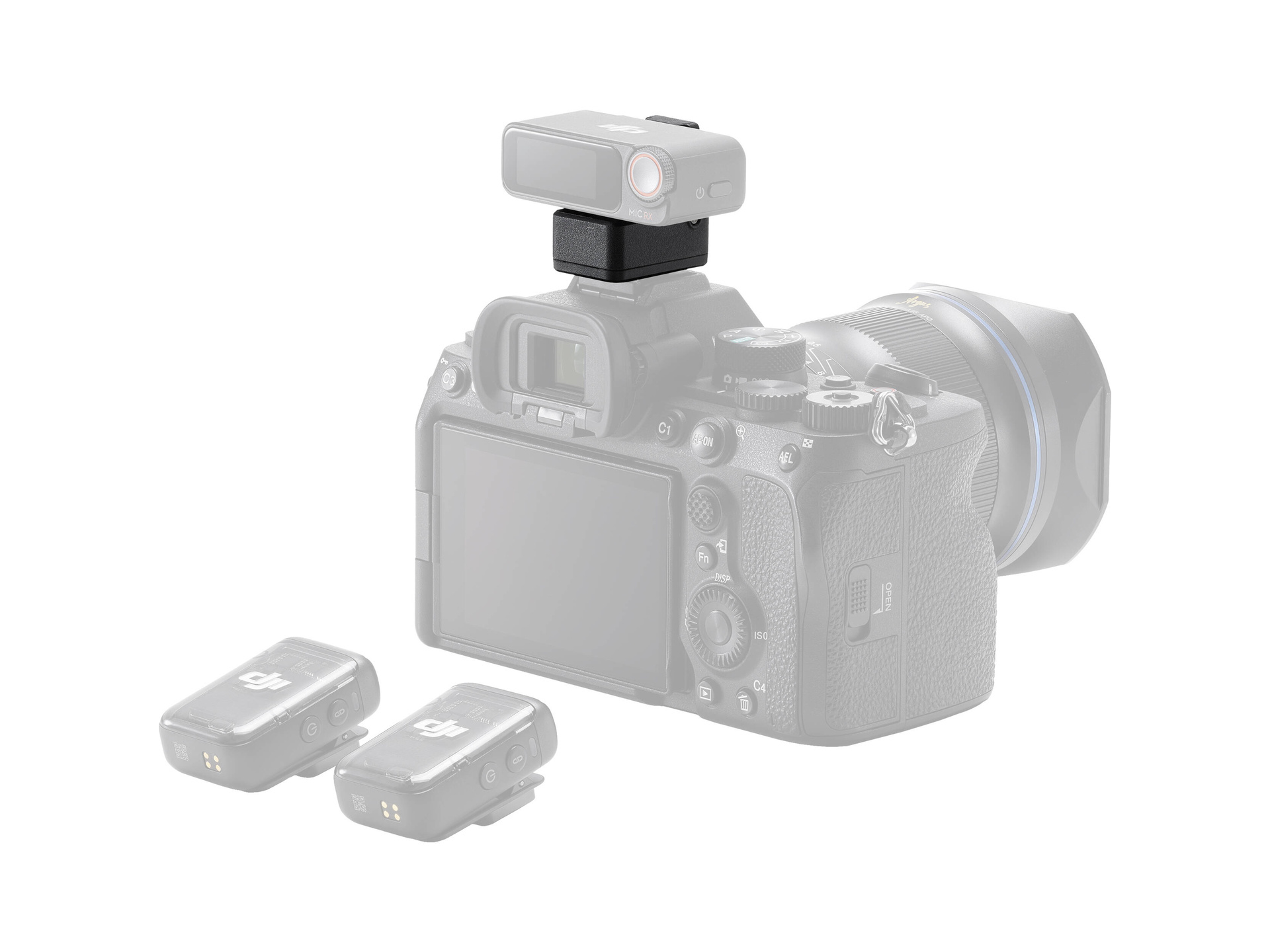 DJI Mic 2 MI Shoe Camera Adapter | Rubber Monkey | NZ