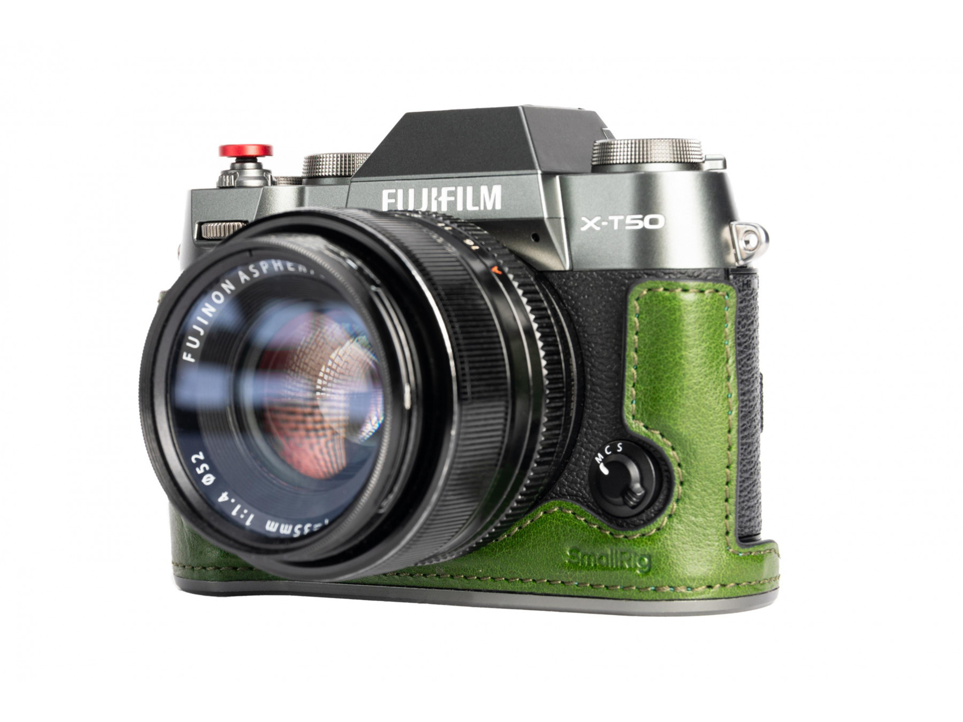 SmallRig 4711 Leather Half Case Kit for X-T50 (Green)
