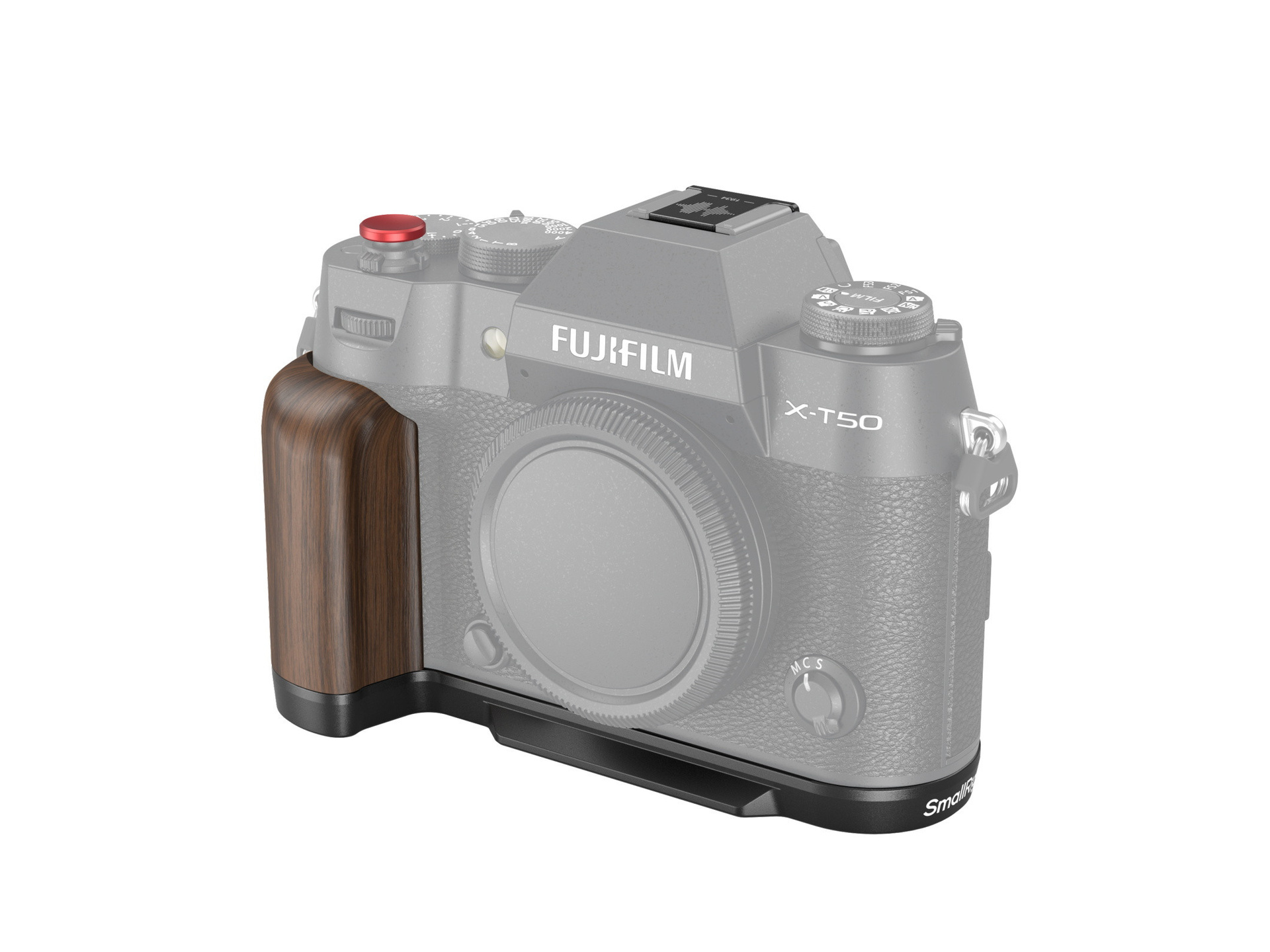 SmallRig 4784C Wooden L-Shape Grip for X-T50 (Black)