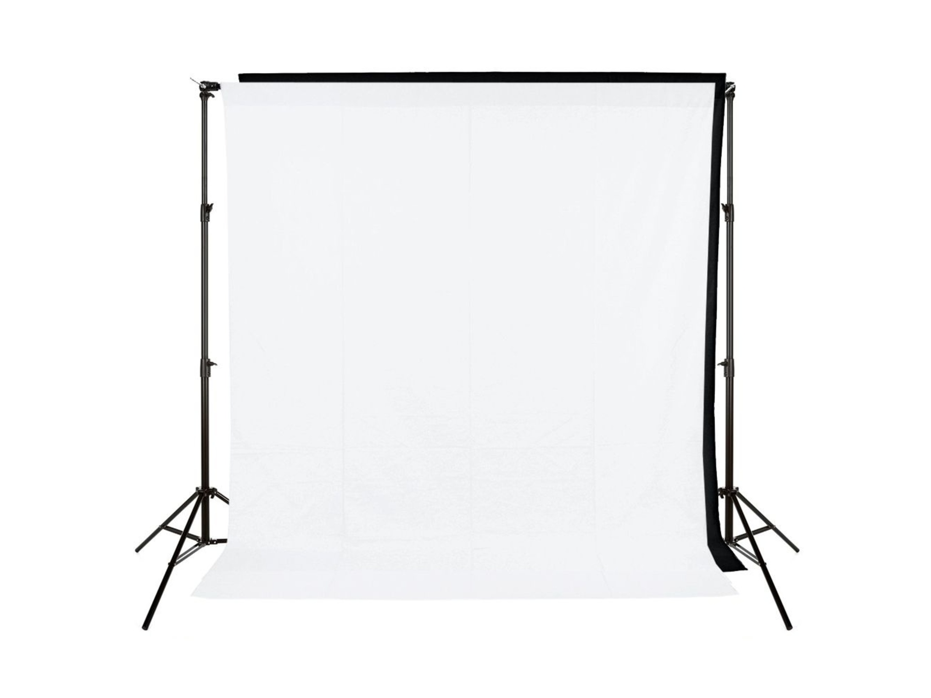 Xlite Standard 3x3m Muslin Background Kit (Black/White)