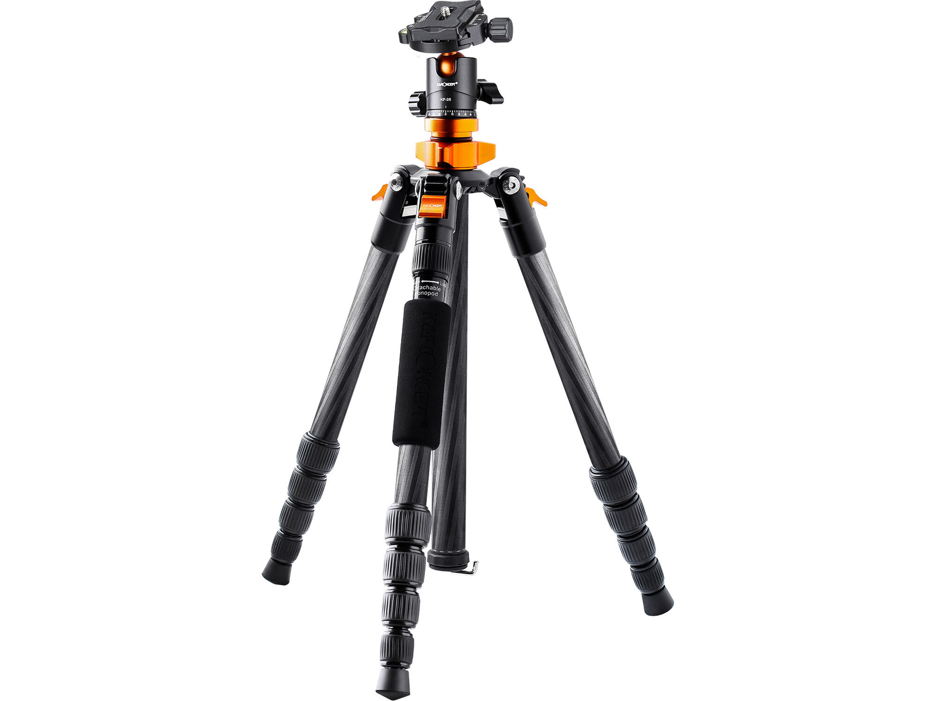 K&F Concept D225C2 Carbon Fibre Tripod with Arca-Type Ball Head and Monopod