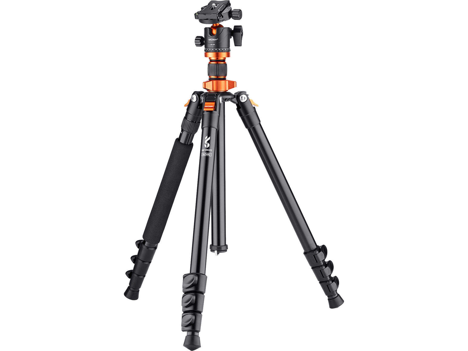 K&F Concept SA254M2 DSLR Camera Aluminum Tripod with Monopod and Ball Head Kit