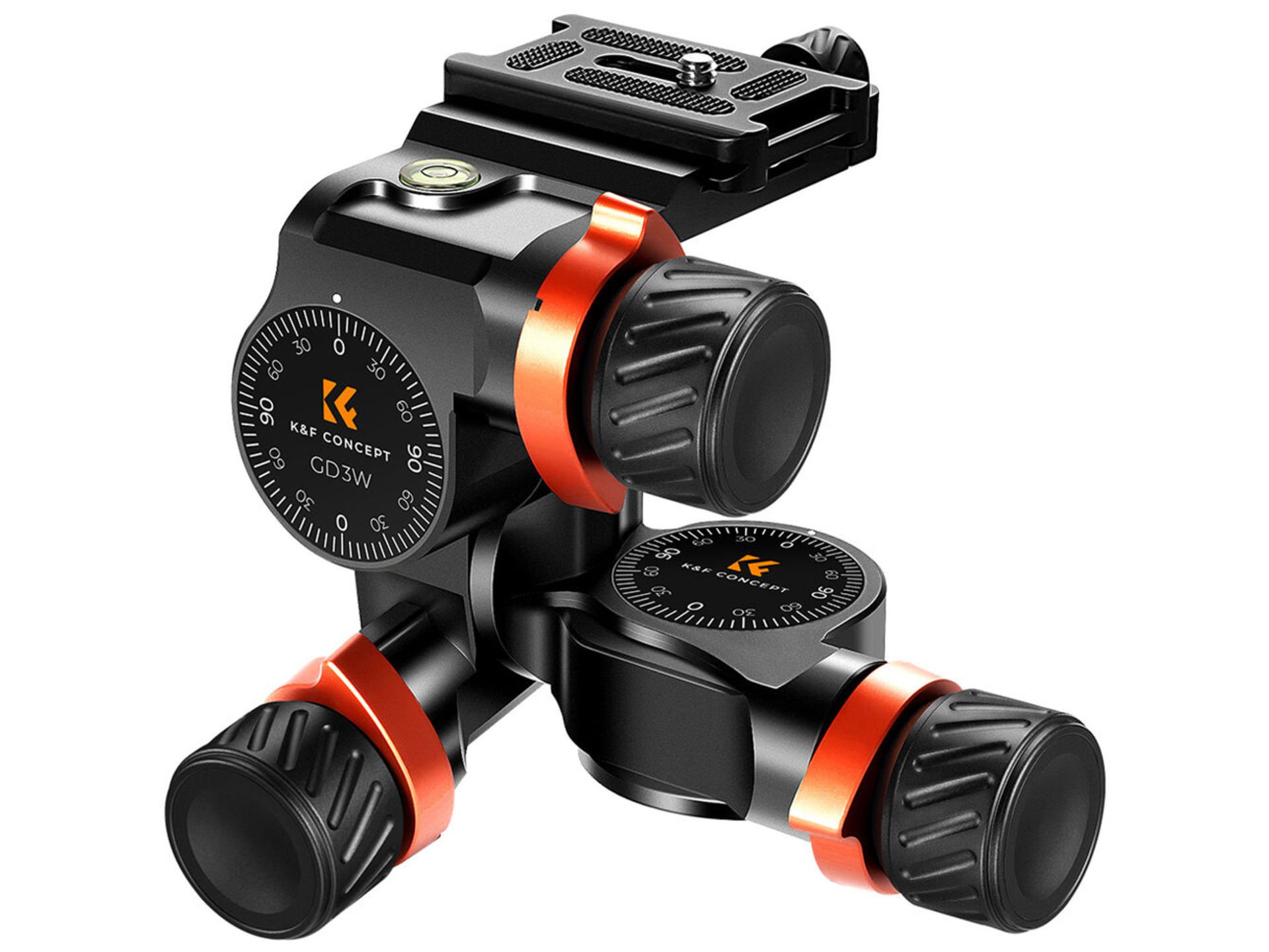 K&F Concept 3-Way Geared Tripod Head