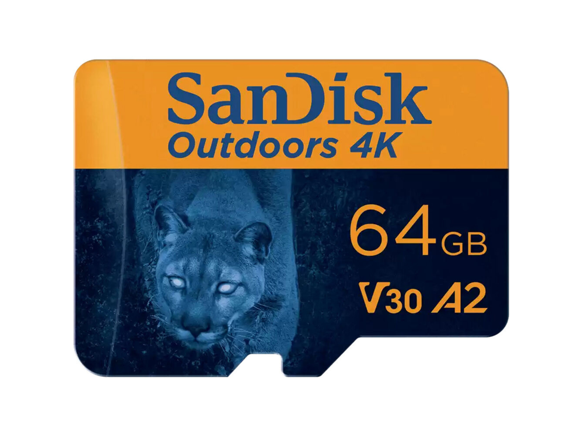 SanDisk 64GB Outdoors 4K UHS-I microSDXC Memory Card with SD Adapter