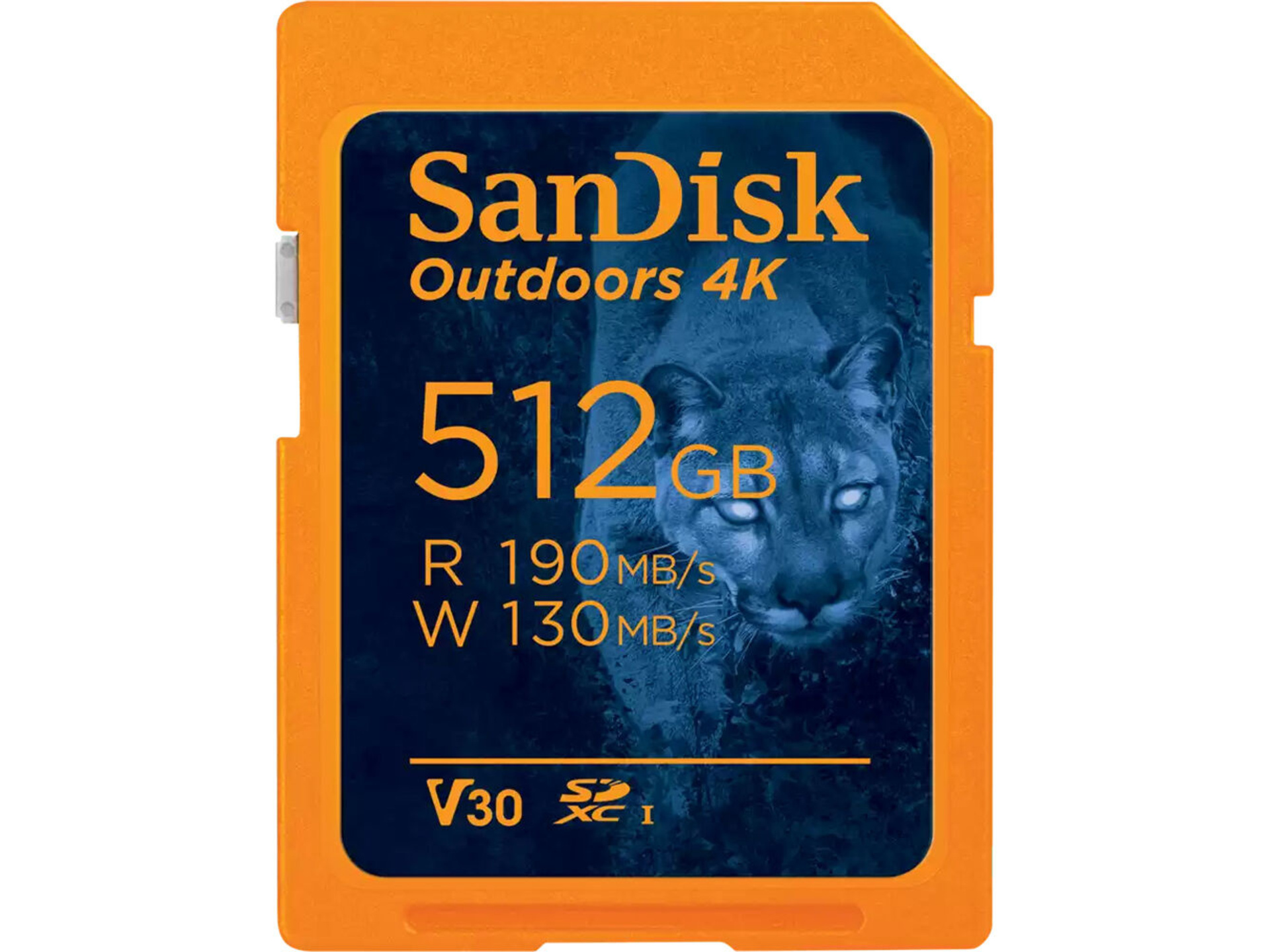 SanDisk 512GB Outdoors 4K UHS-I SDXC Memory Card