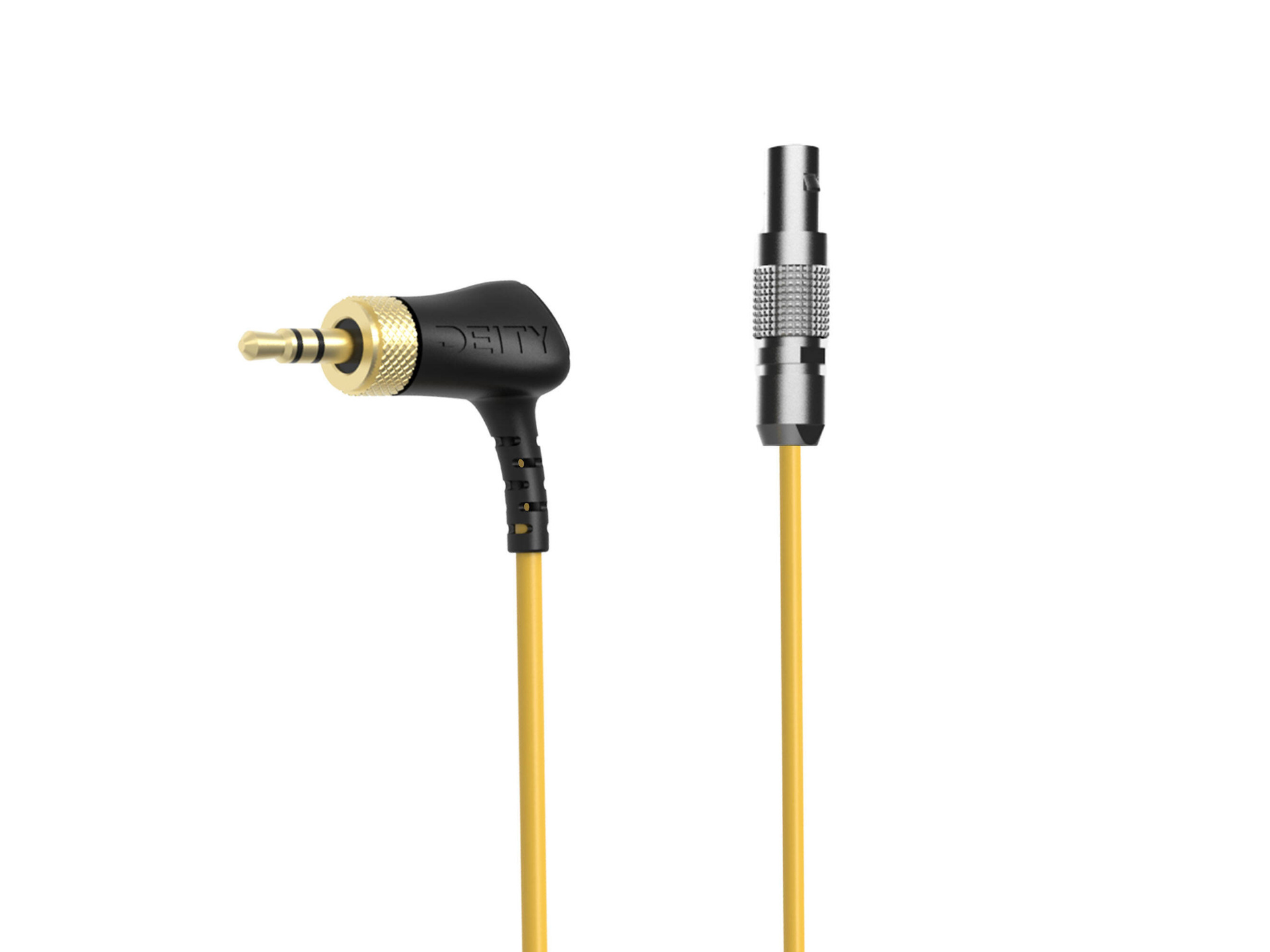 Deity C16 Right-Angle Locking 3.5mm TRS to Straight 4-Pin LEMO Timecode Cable