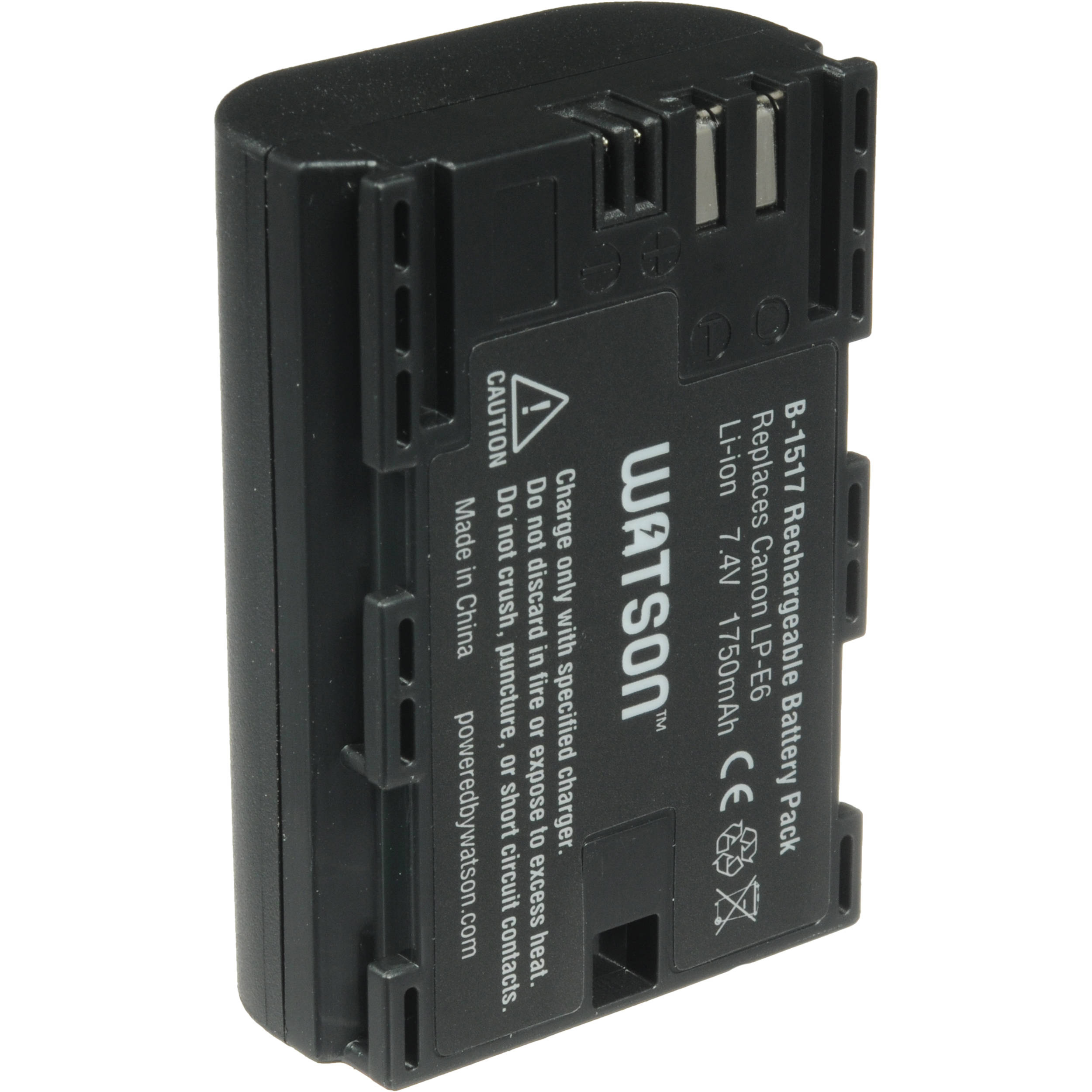 Watson LP-E6 Lithium-Ion Battery Pack (7.4V, 1750mAh)