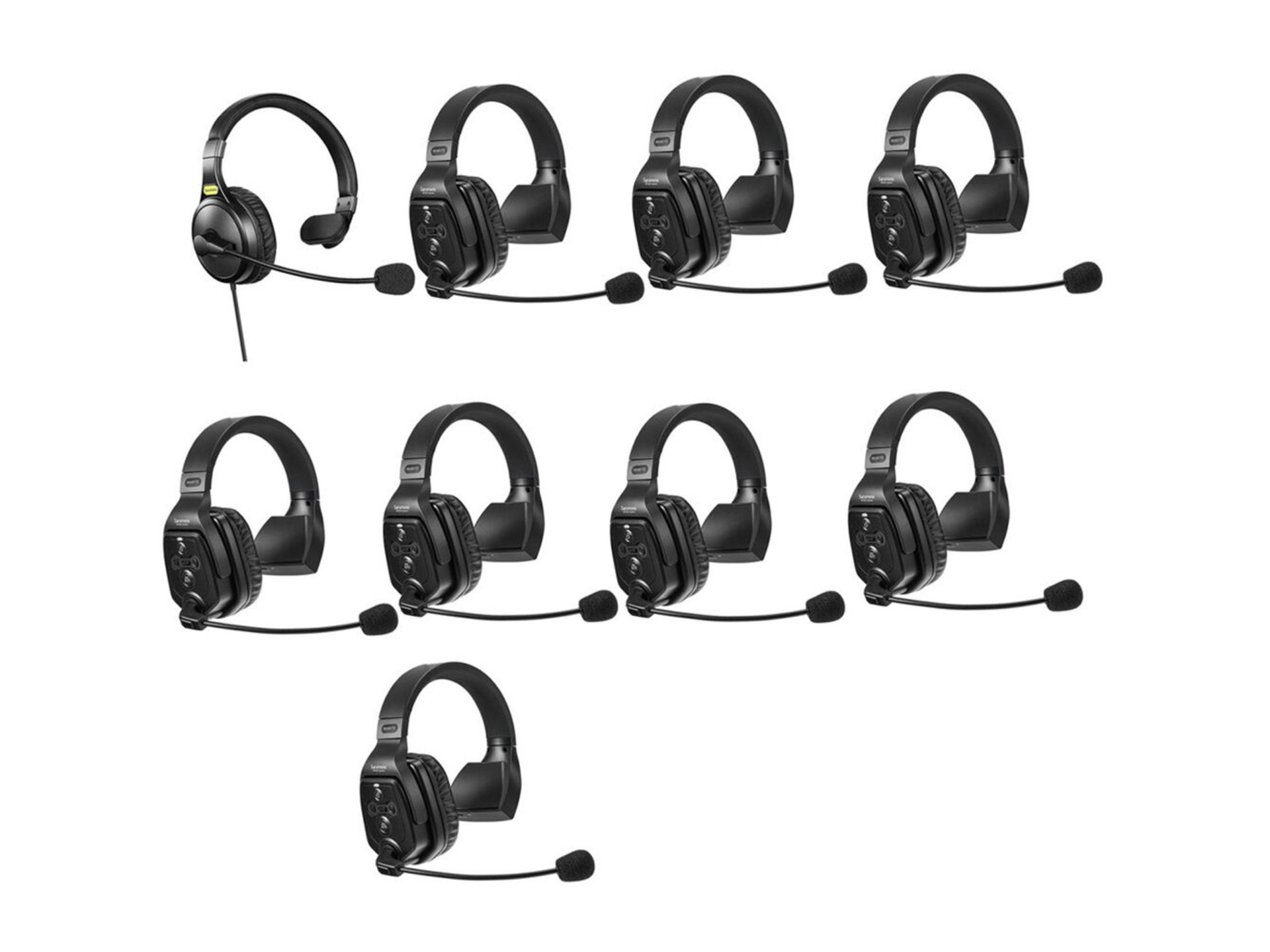 Saramonic WiTalk-WT9S 9-Person Wireless Intercom System with Single-Ear Remote Headsets (1.9 GHz)