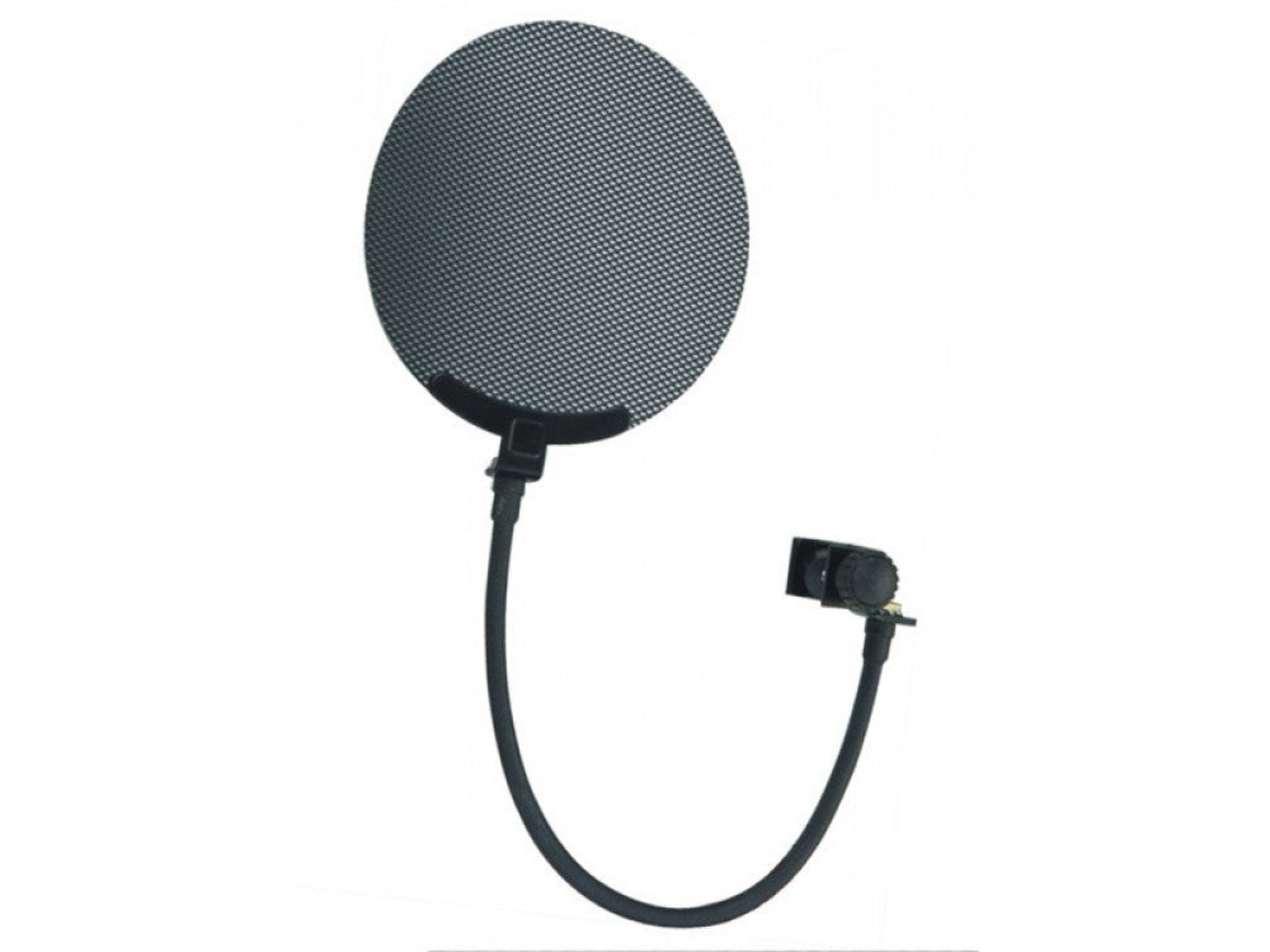 Proel Mic Mini Pop Shield on Gooseneck Fitting (Black)