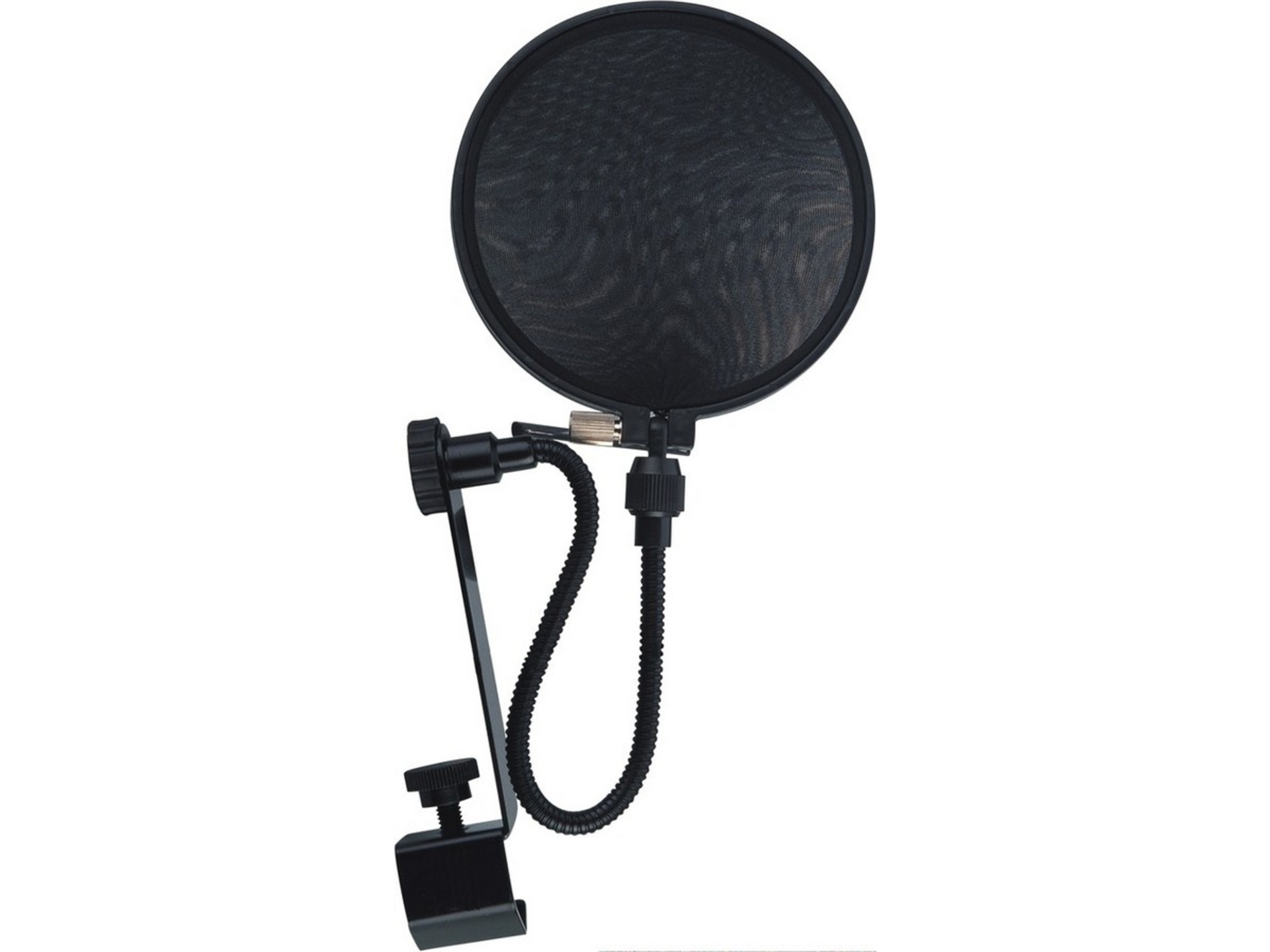 Proel Mic Pop Shield on Gooseneck Fitting (Black)
