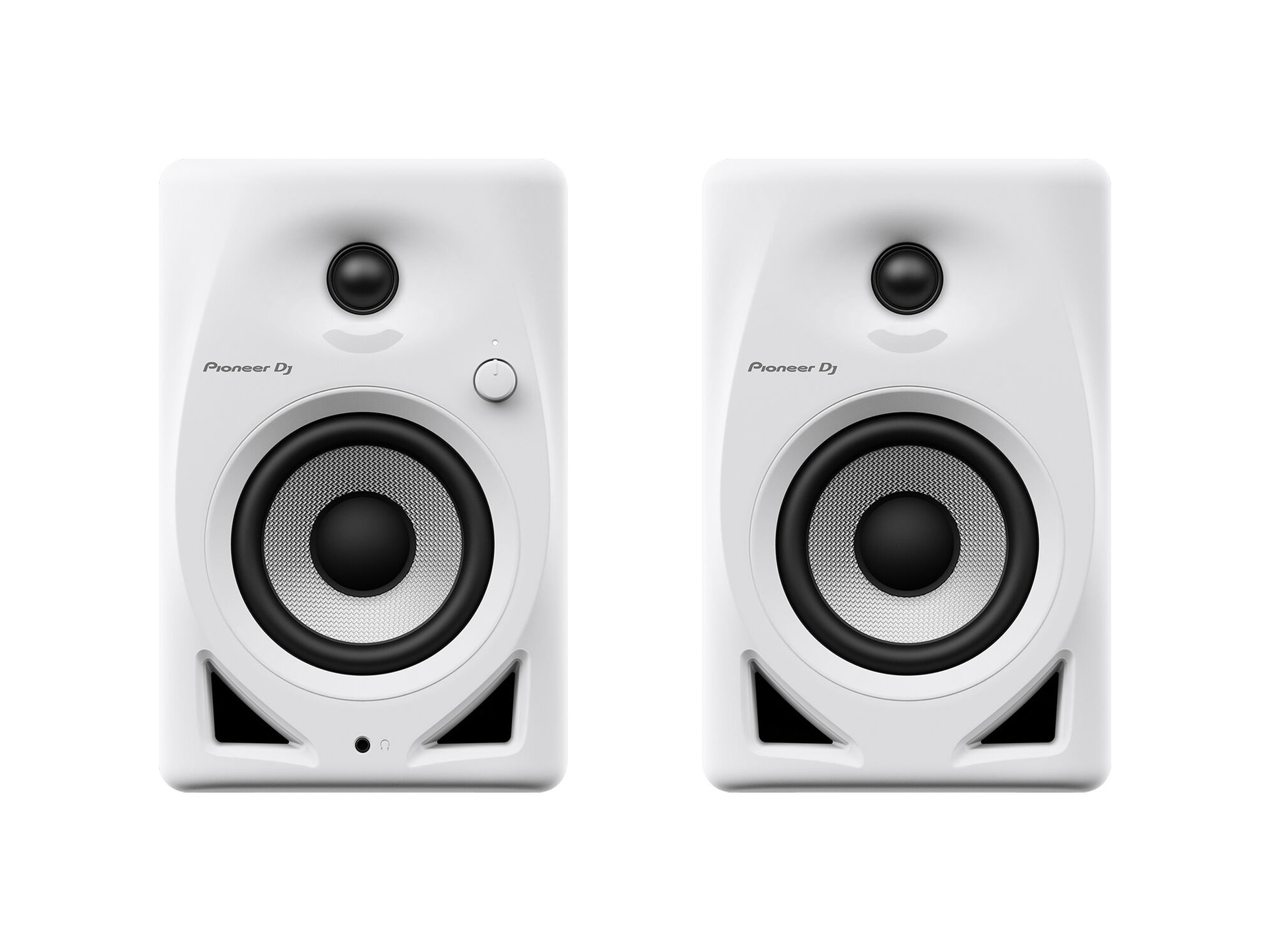 Pioneer DJ DM-40D 4" Two-Way Active Desktop Monitor System (Pair, White)