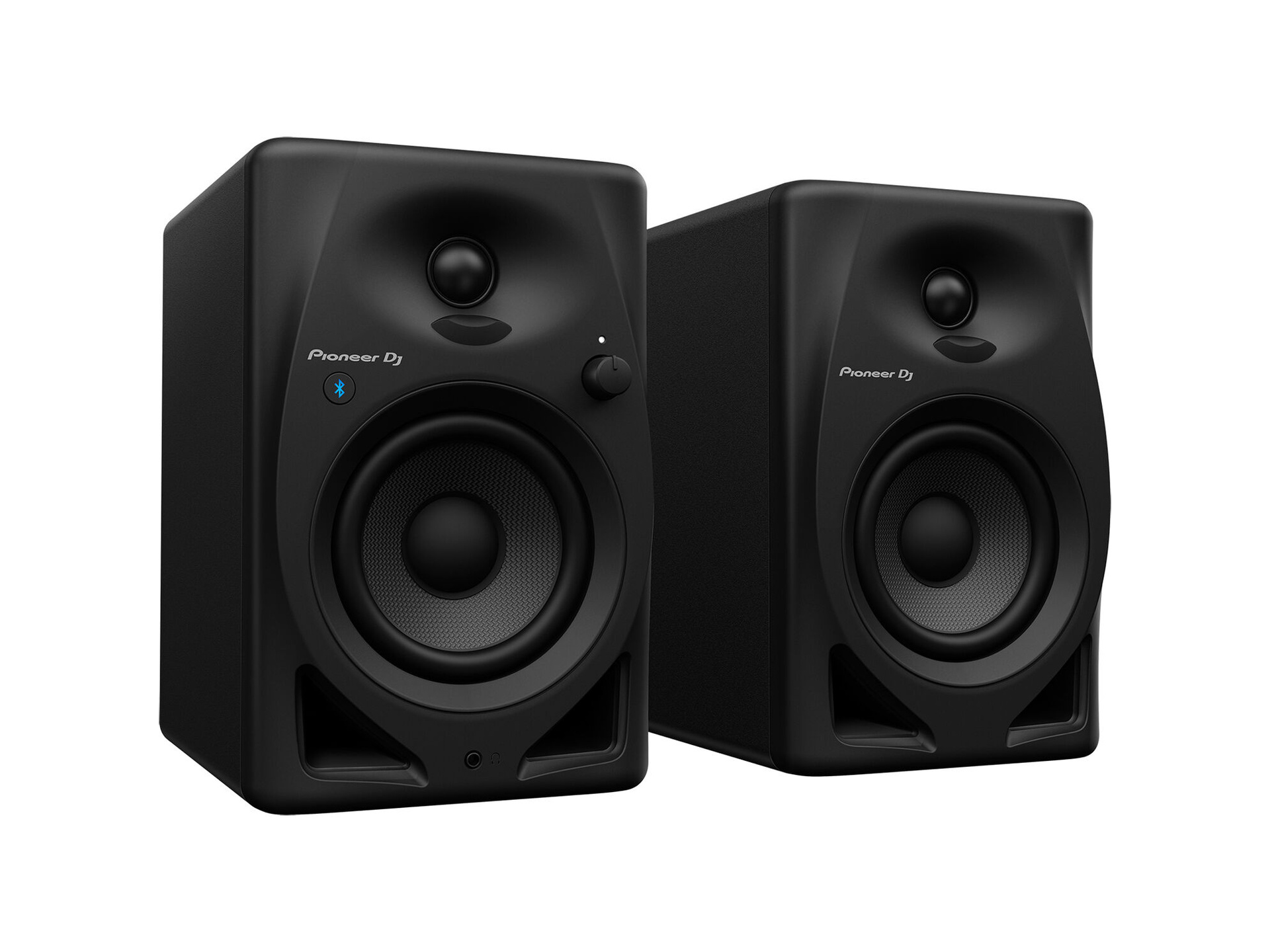 Pioneer DJ DM-40D-BT 4" Two-Way Active Desktop Monitor System with Bluetooth (Pair, Black)