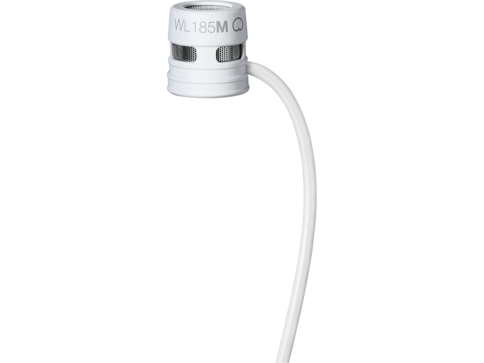 Shure WL185m Low-Profile Cardioid Lavalier Microphone with TA4F Connector (White)