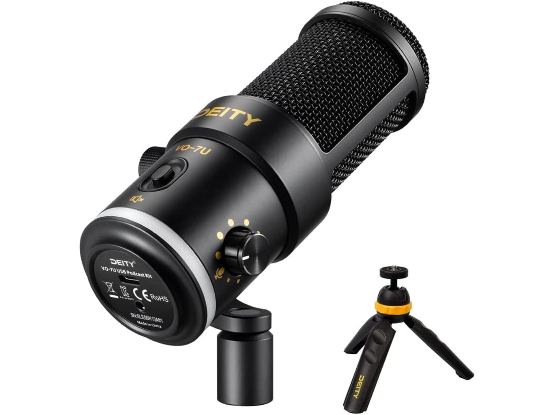 Deity VO-7U USB Microphone - Tripod Kit (Black)