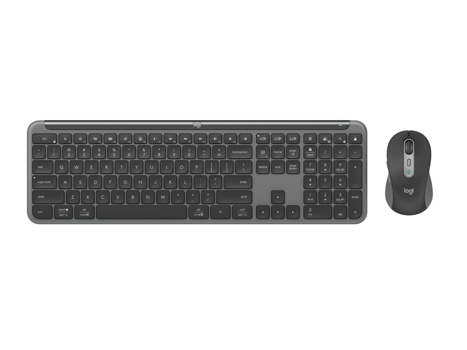 Logitech MK950 Performance Wireless Keyboard and Mouse (Graphite)