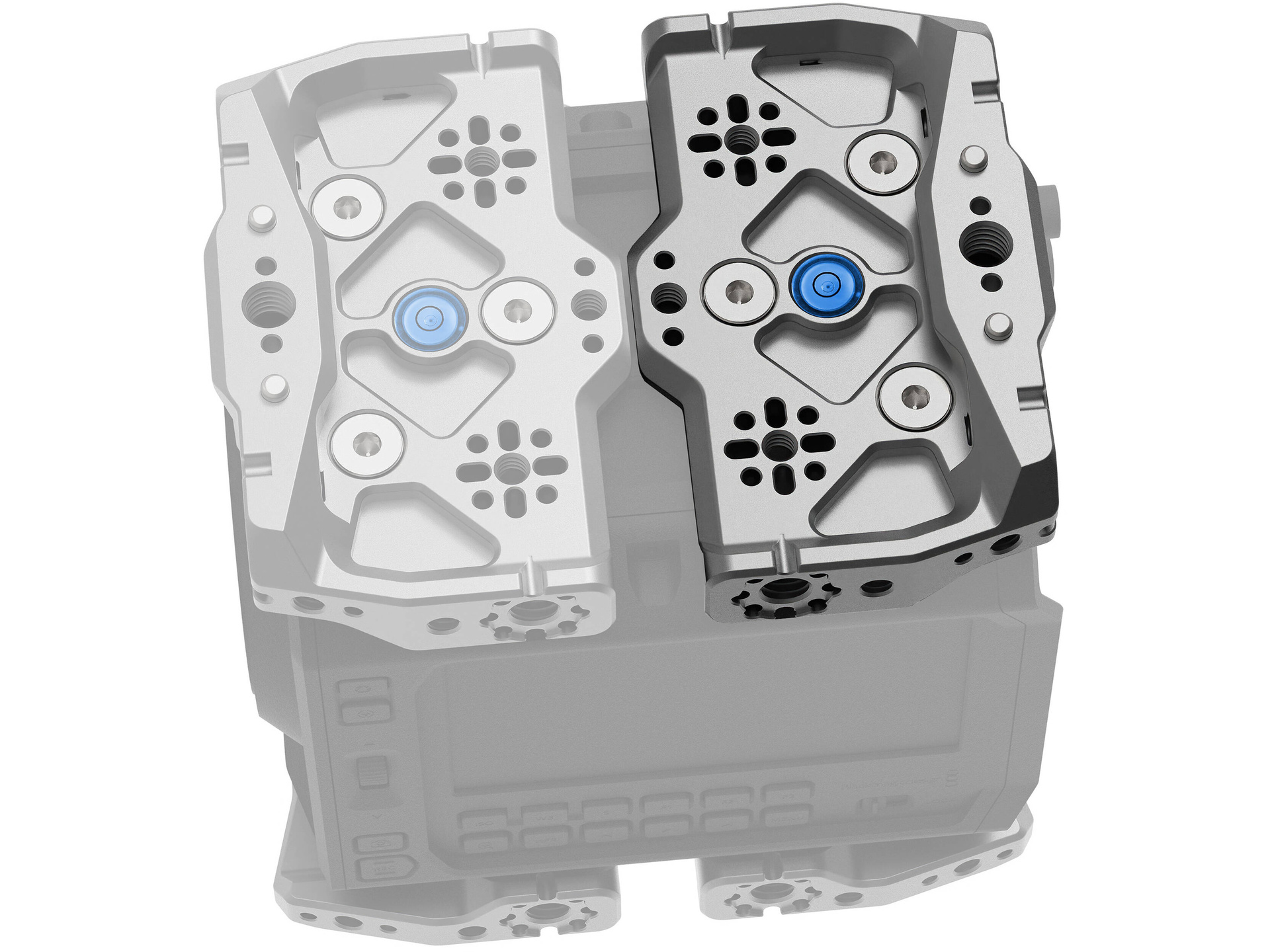 Kondor Blue Top Half Plate for PYXIS Cage System (Space Grey)