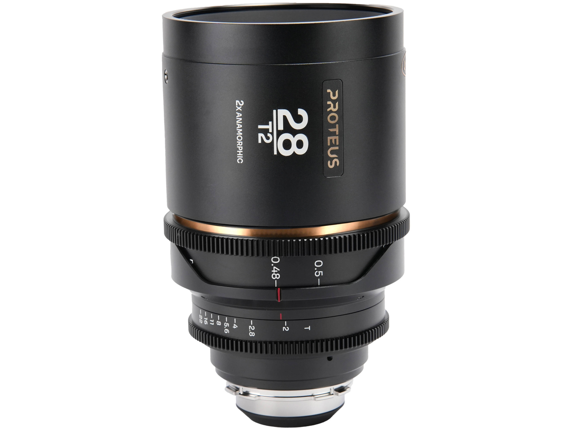 Laowa Proteus 28mm T2 2X Anamorphic Lens with EF Adapter (PL Mount, Amber, Metres)