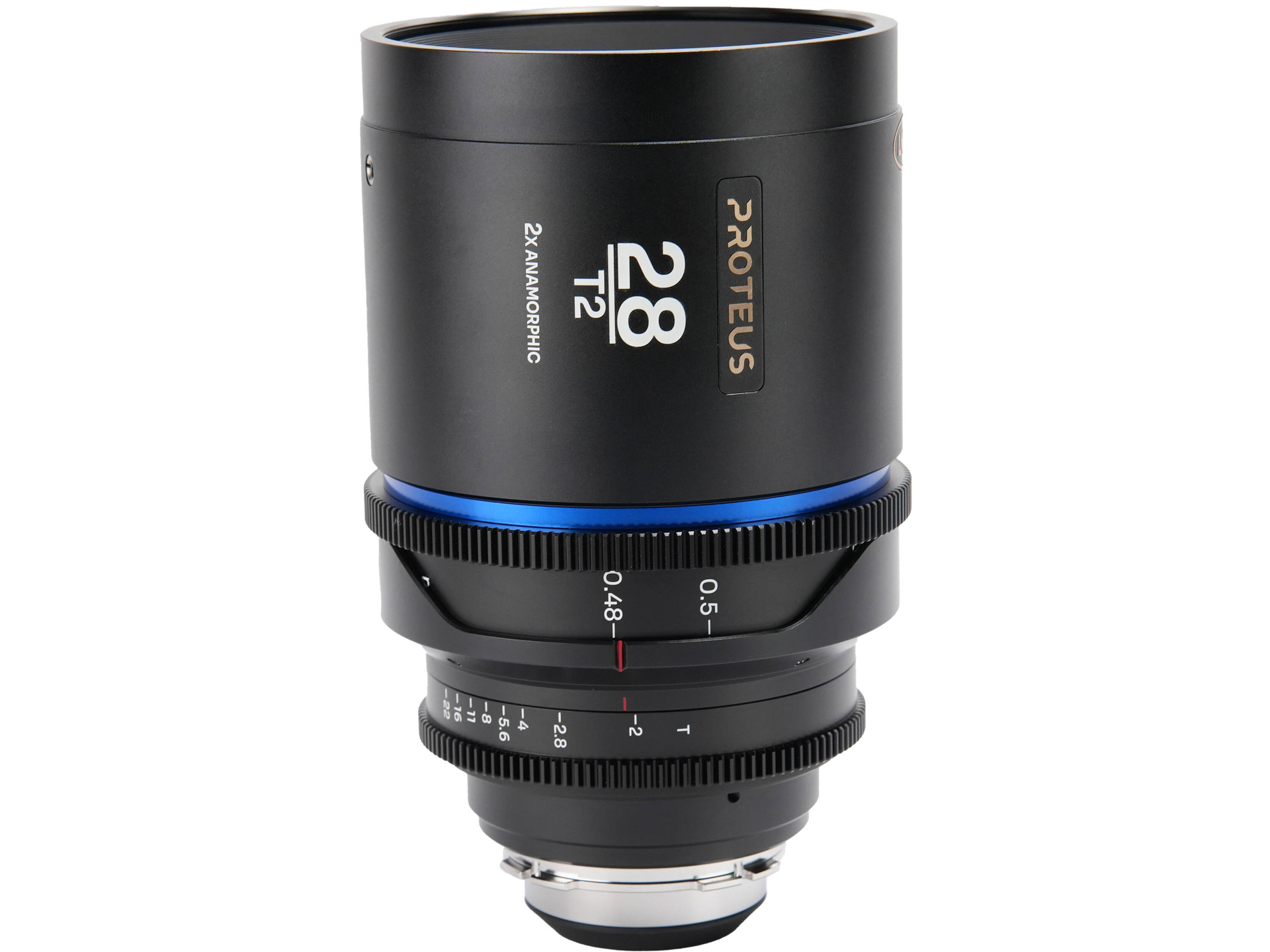 Laowa Proteus 28mm T2 2X Anamorphic Lens with EF Adapter (PL Mount, Blue, Metres)