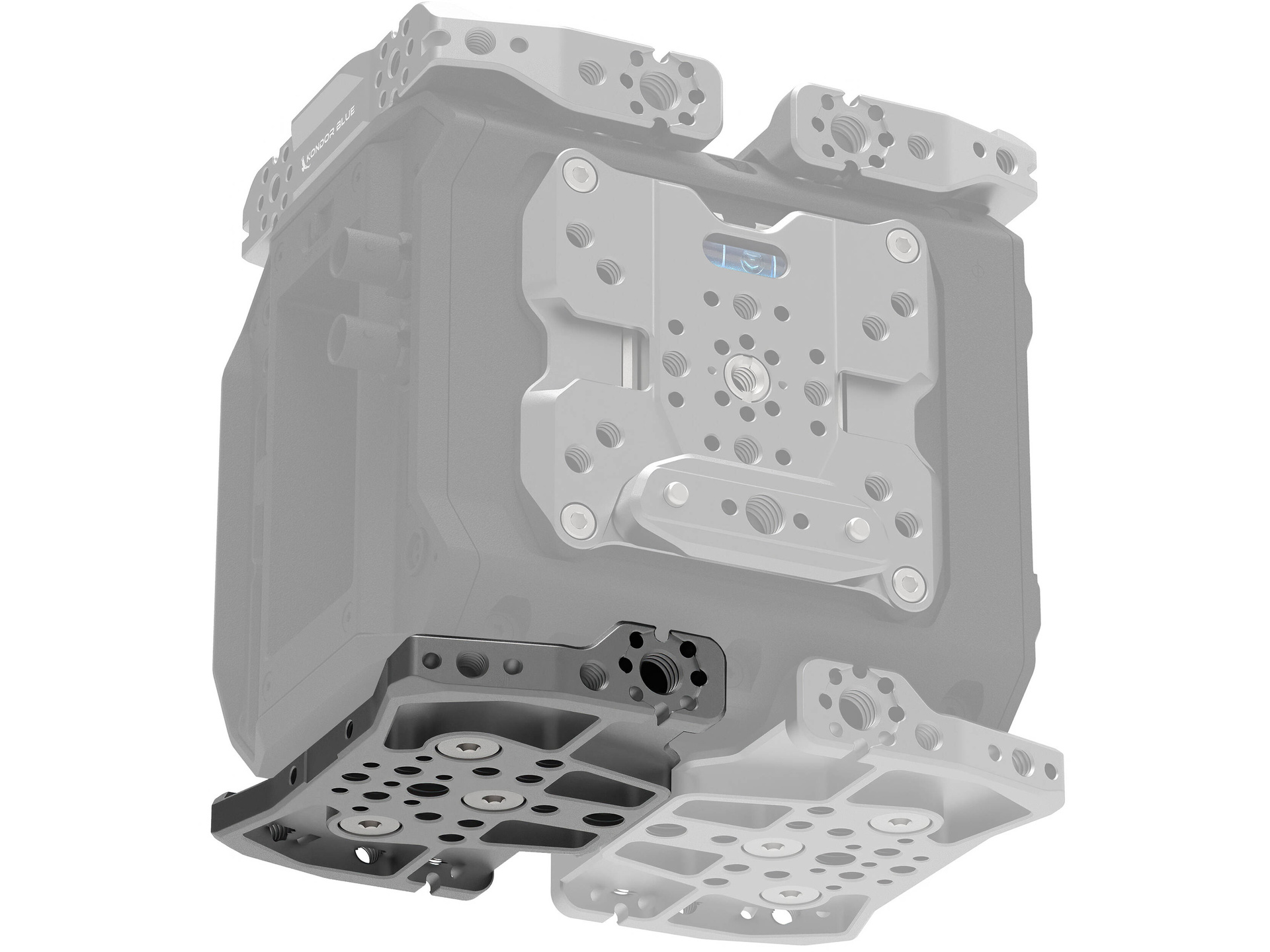 Kondor Blue Bottom Half Plate for PYXIS Cage System (Space Grey)