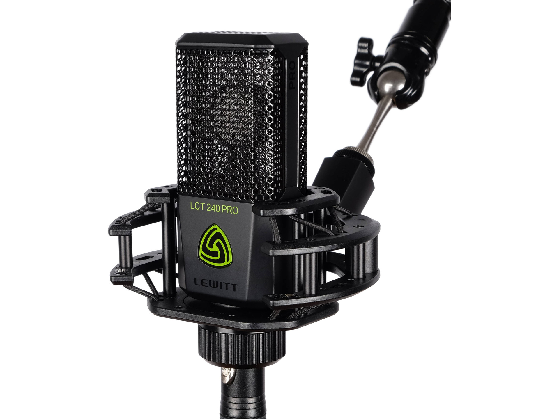 Lewitt LCT-240 Pro Value Pack Cardioid Condenser Microphone with Shockmount (Black)