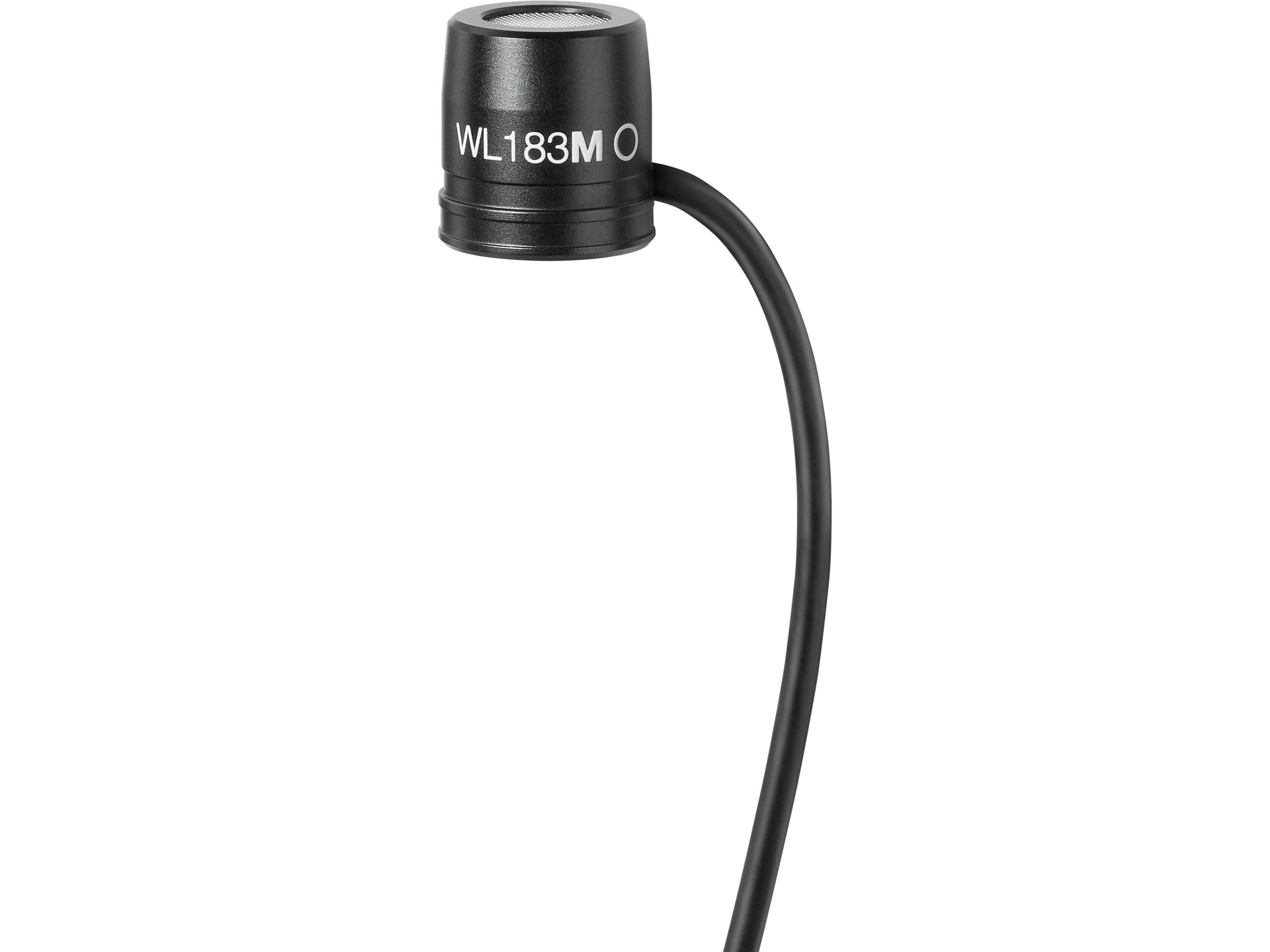 Shure WL183m Low-Profile Omnidirectional Lavalier Microphone with TA4F Connector (Black)