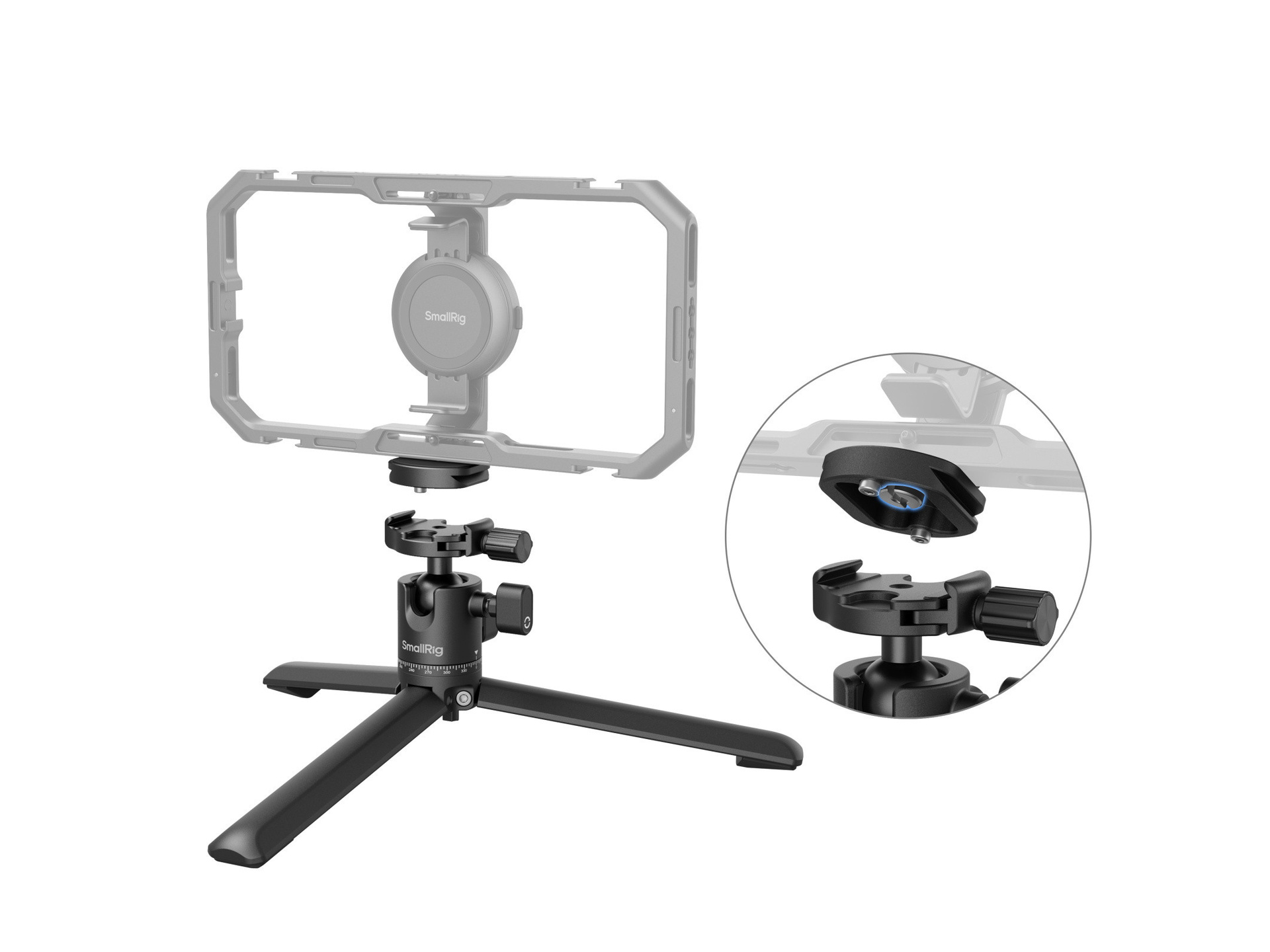 SmallRig 4630 Metal Tabletop Tripod with Arca-Swiss Quick Release