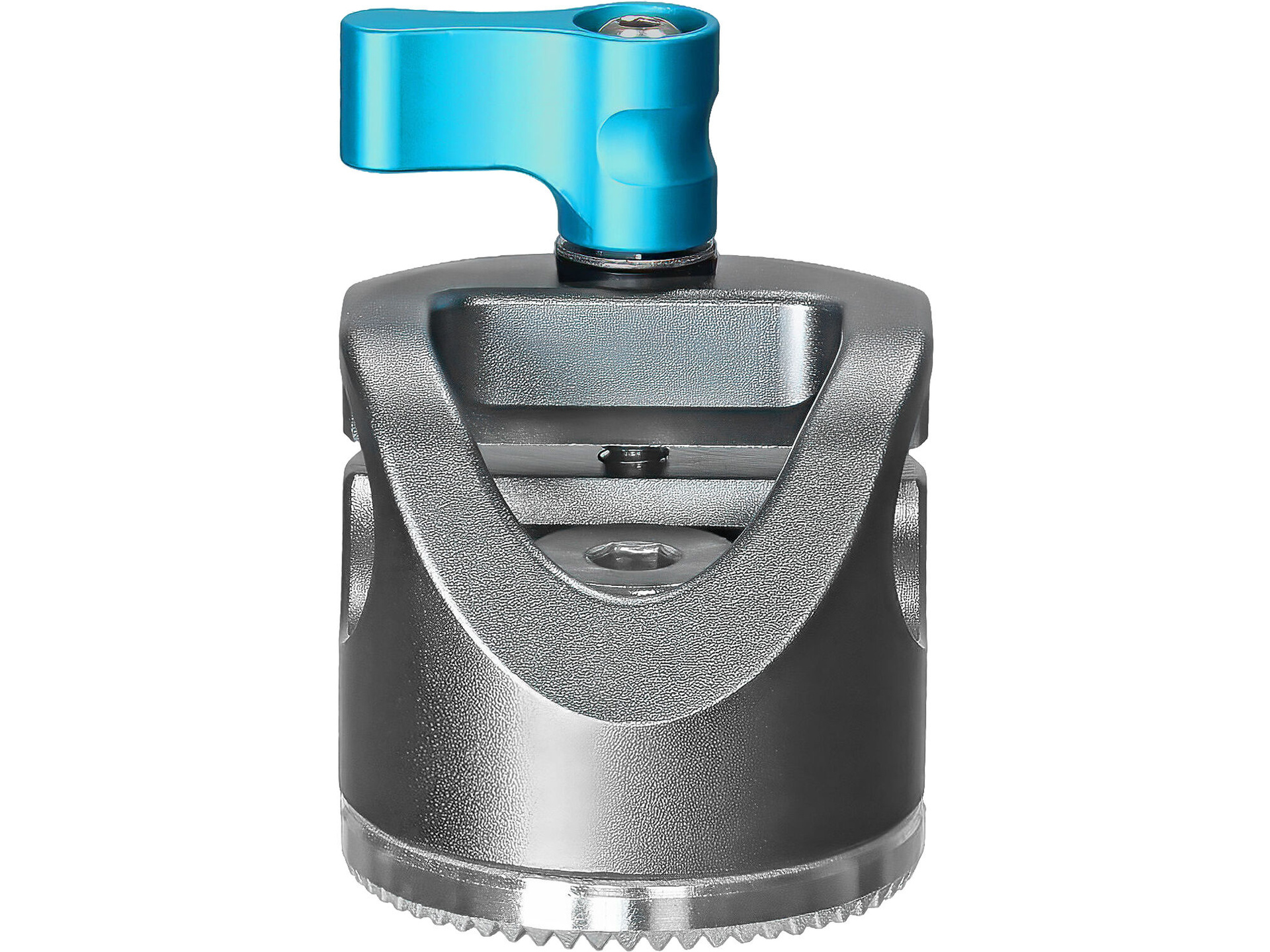 Kondor Blue Rosette to Straight-Angle Rod Clamp (Space Grey)