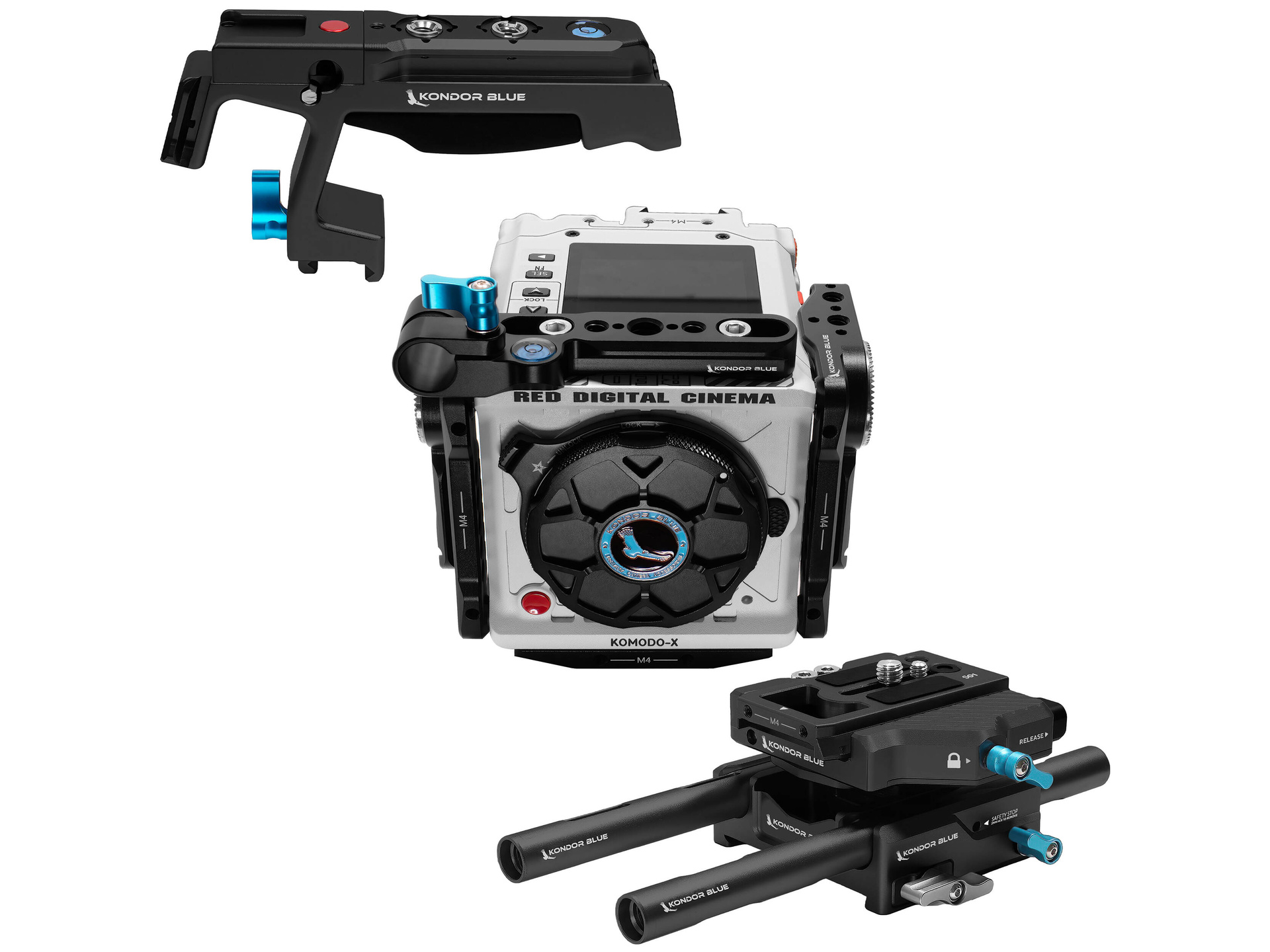 Kondor Blue Base Rig MK II for RED KOMODO X (Raven Black)