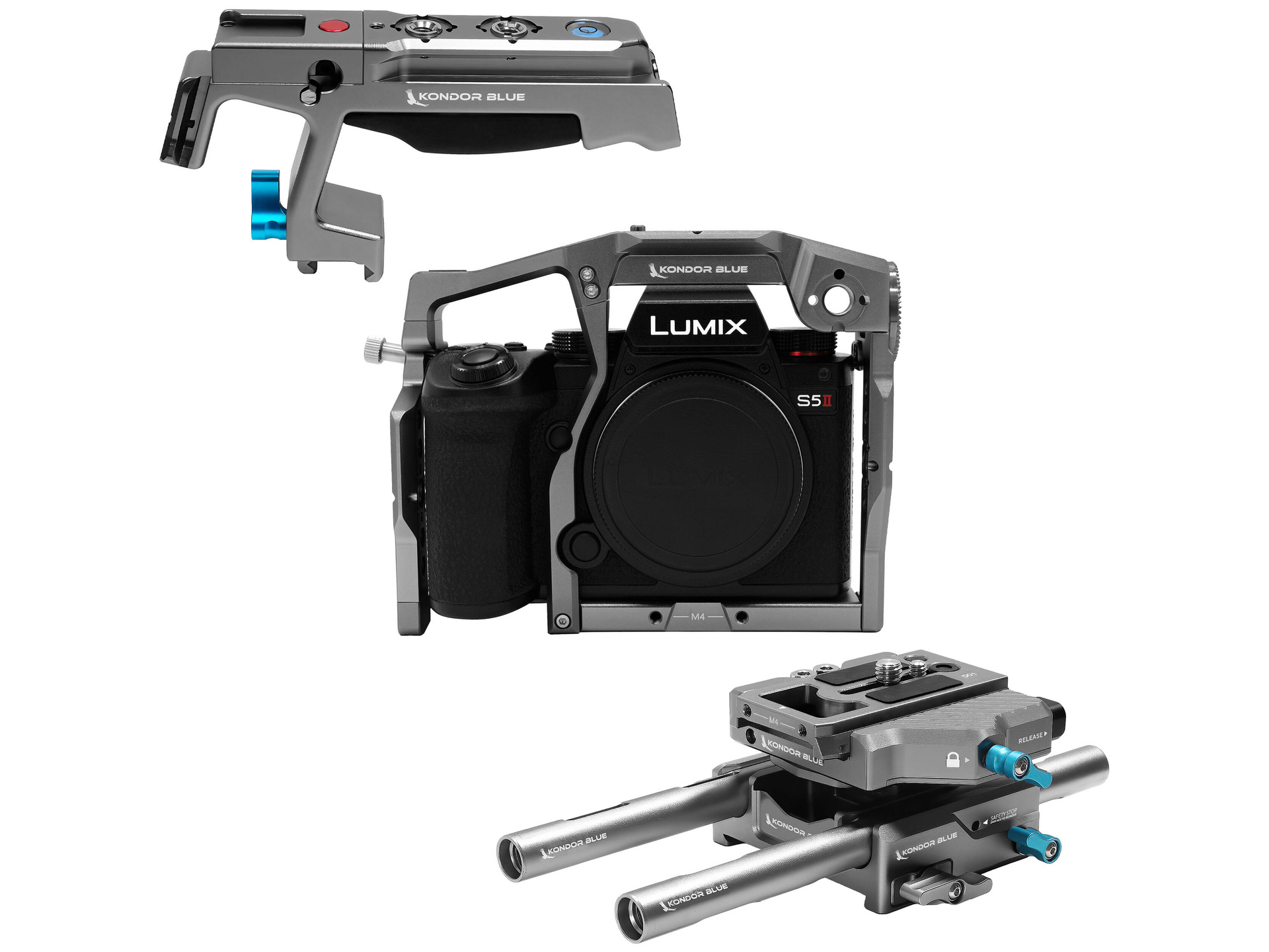 Kondor Blue Base Rig MK II for Lumix S5 II/X (Space Grey)
