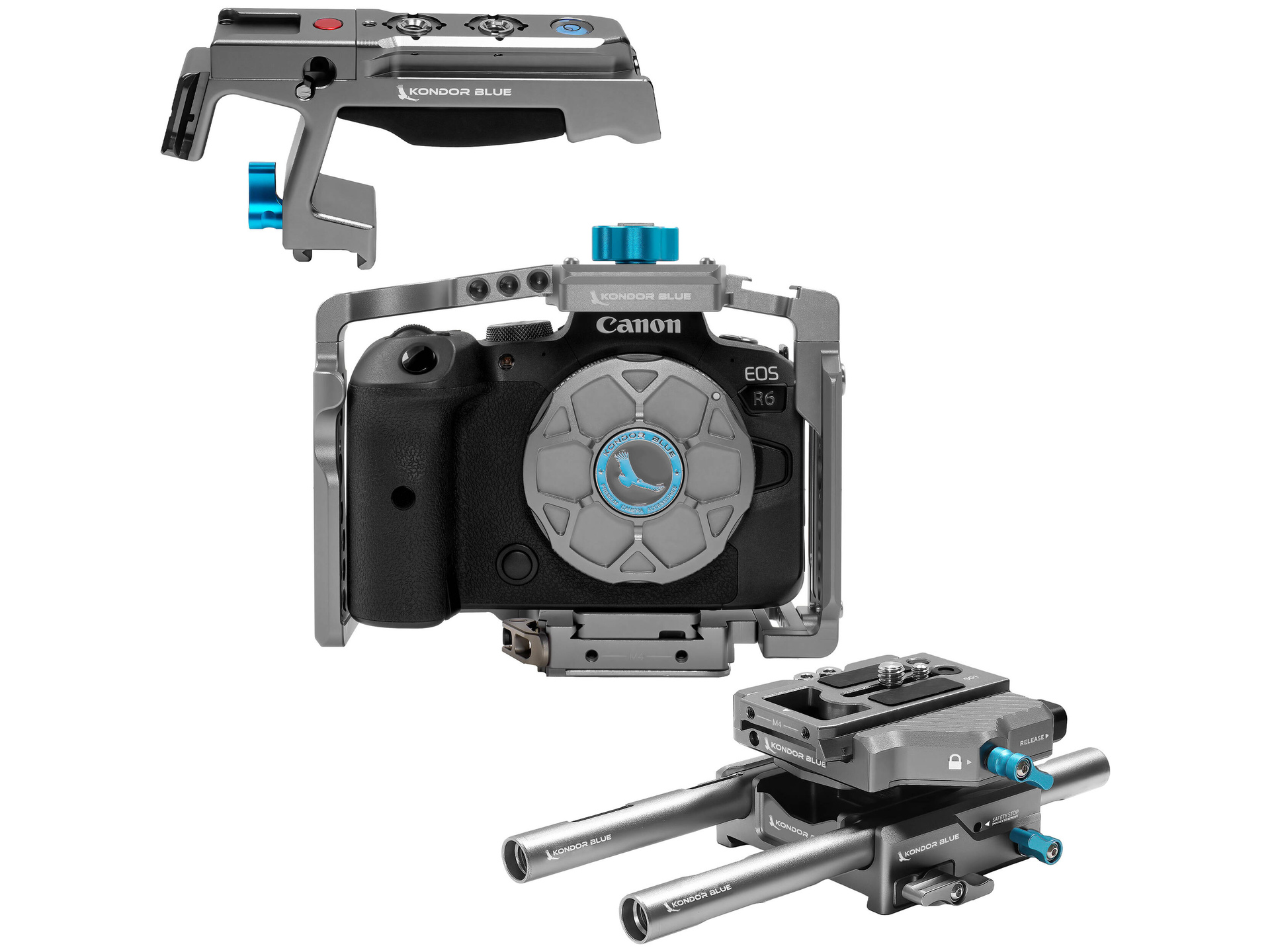 Kondor Blue Base Rig MK II for Canon R5/R6/R6II/R (Space Grey)