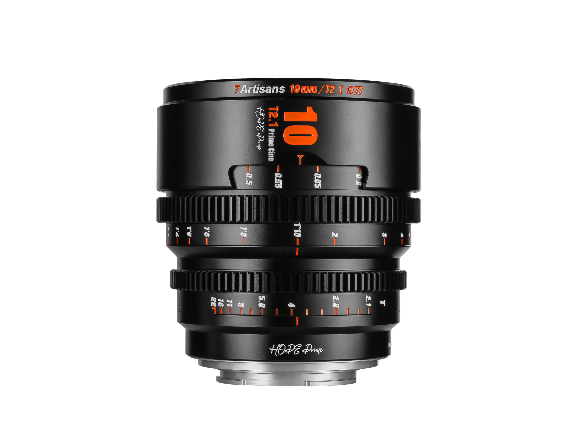 7Artisans HOPE 10mm T2.1 Cine Lens (RF Mount, Black)