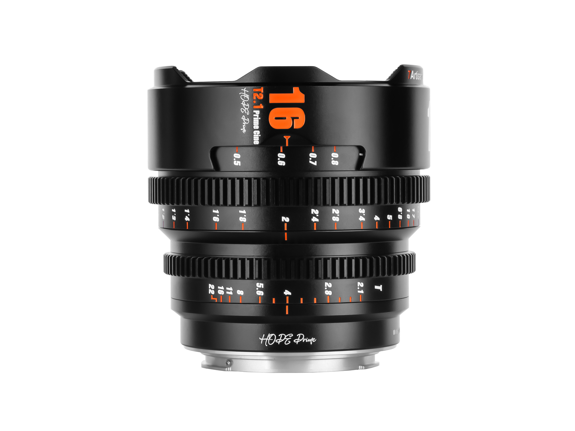 7Artisans HOPE 16mm T2.1 Cine Lens (MFT Mount, Black)