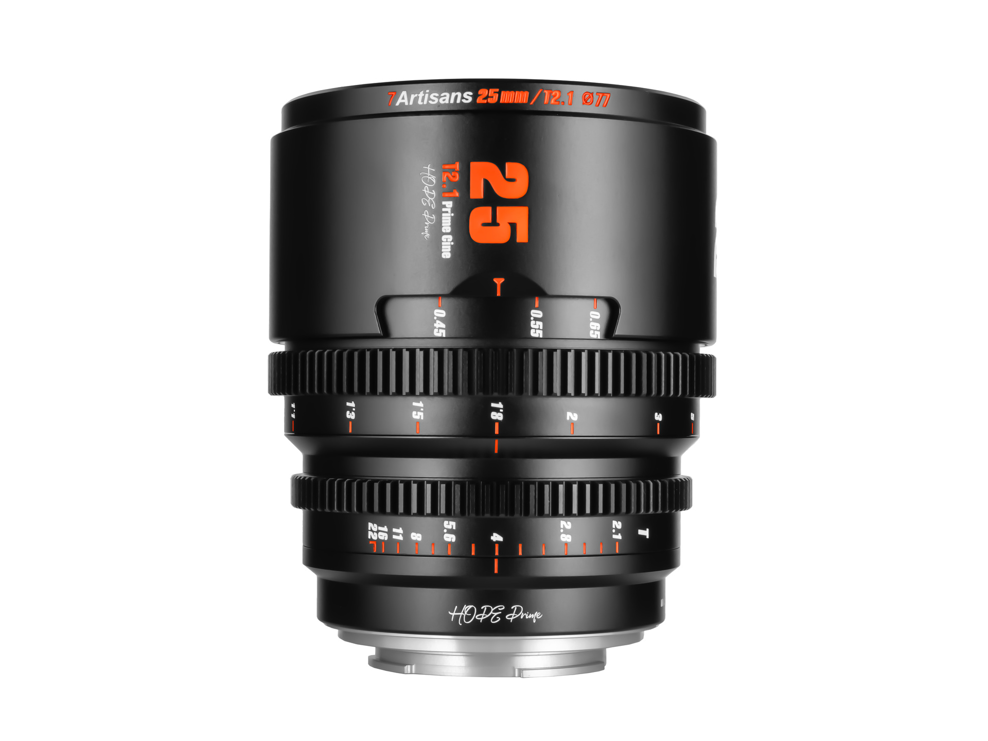 7Artisans HOPE 25mm T2.1 Cine Lens (X Mount, Black)