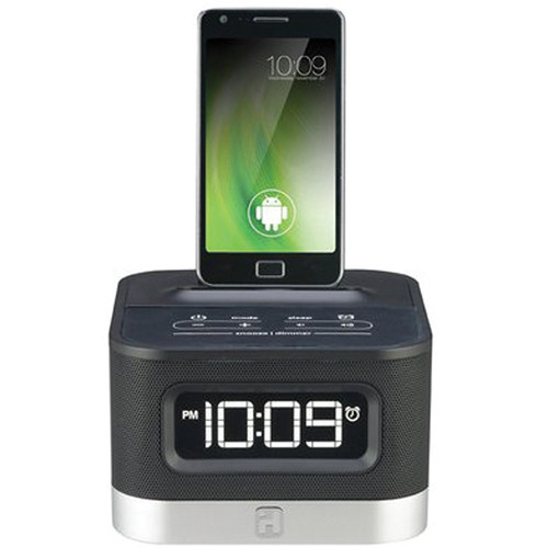 iHome iC50 FM Stereo Alarm Clock Radio f/ Android Smartphones