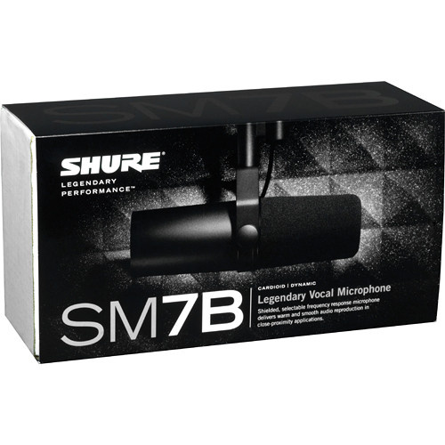 Flat White Shure SM7B Microphone Skin