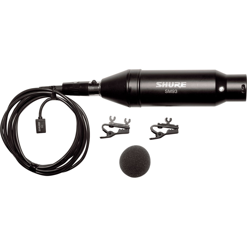 Shure SM93 Miniature Condenser Lapel Microphone