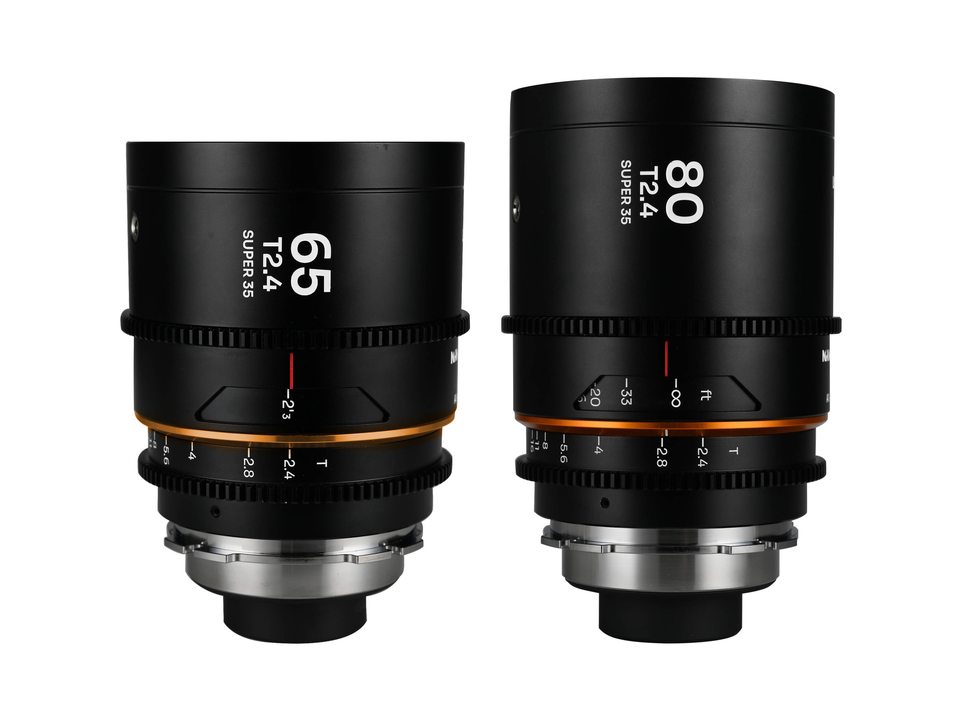 Laowa Nanomorph 65mm & 80mm T2.4 1.5X S35 2 Lens Bundle (Nikon Z, Amber)