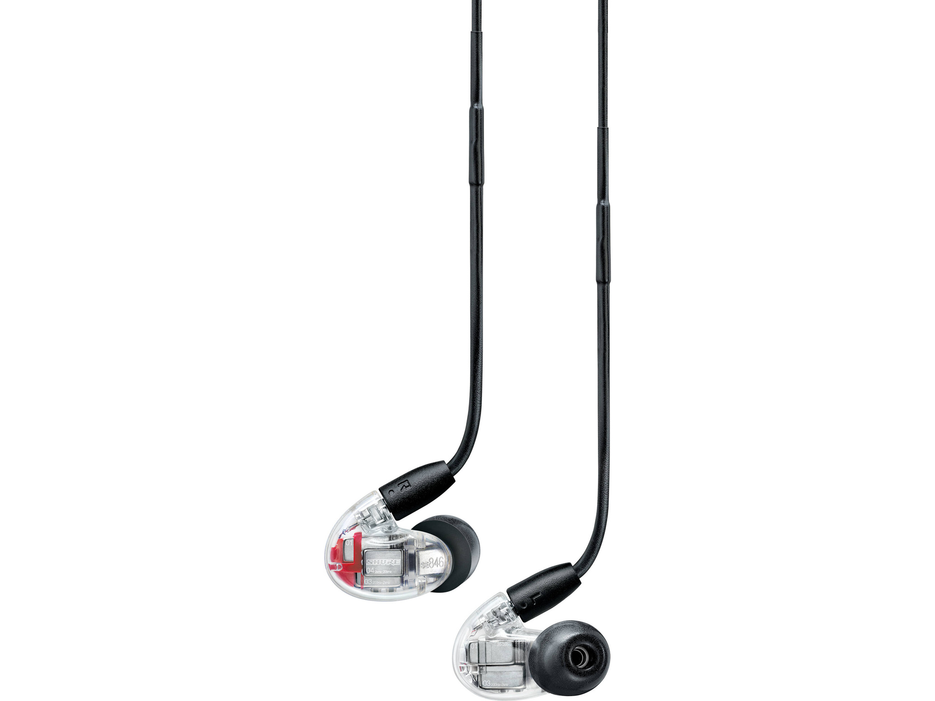 Shure SE846 Sound Isolating Earphones with RMCE-UNI Cable (Clear)