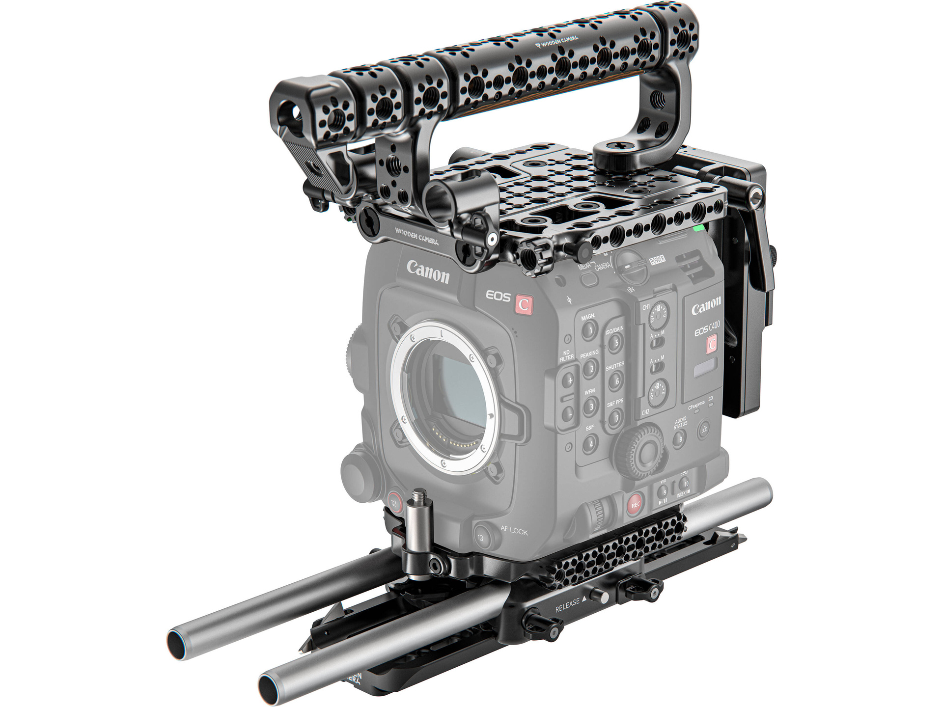 Wooden Camera Elite Accessory System for Canon C400 (V-Mount)