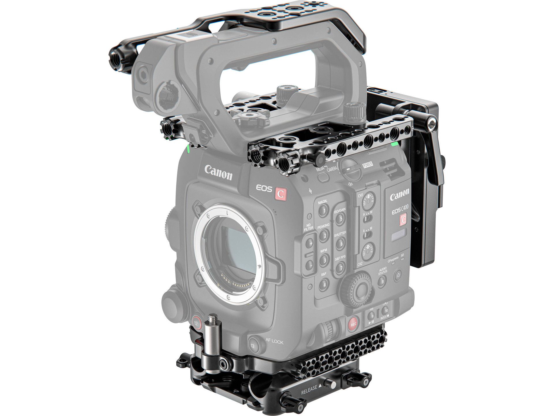 Wooden Camera Core Accessory System for Canon C400 (V-Mount)