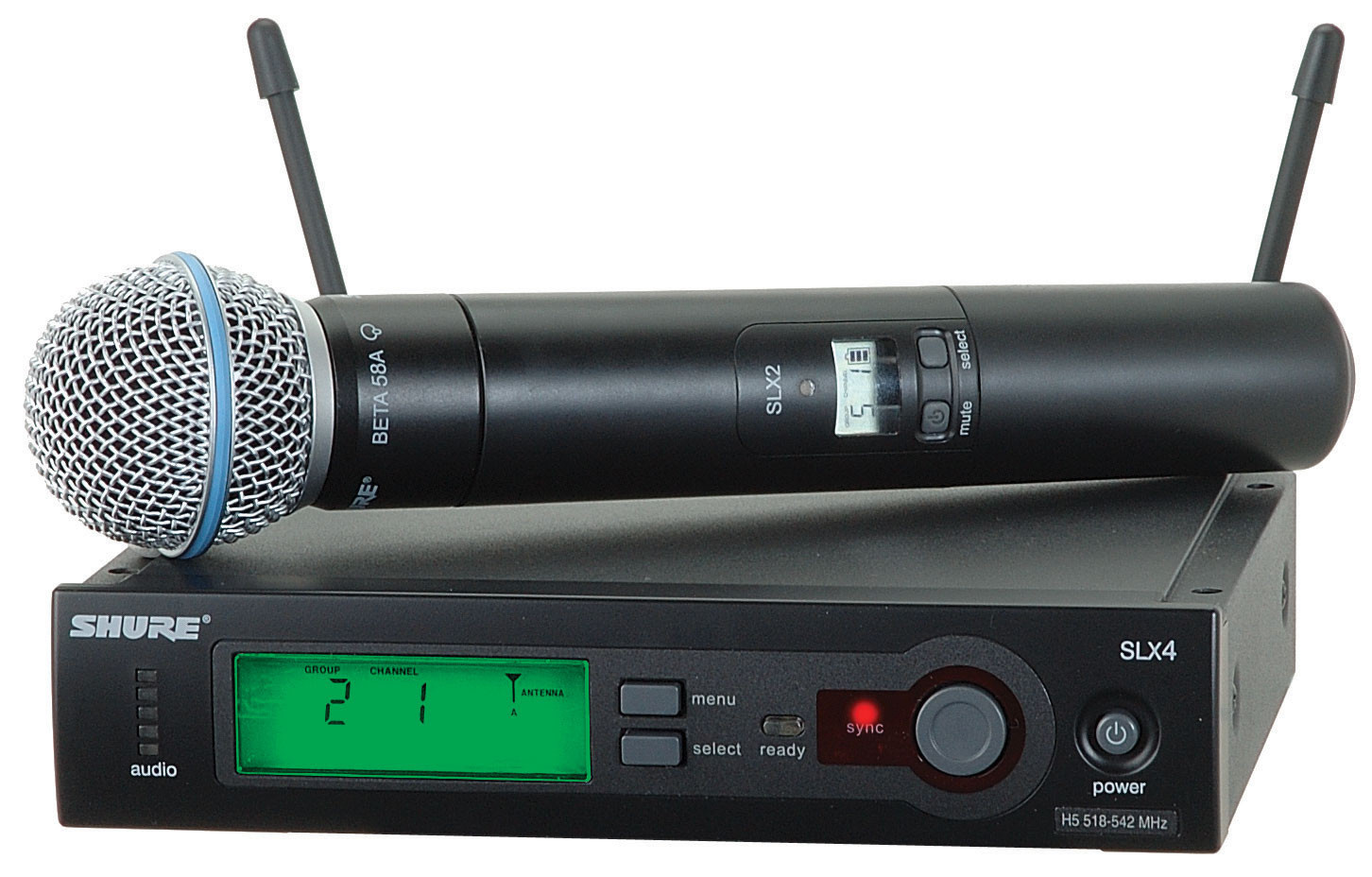 Shure SLX-BETA58 Handheld Wireless System with Beta 58 Microphone