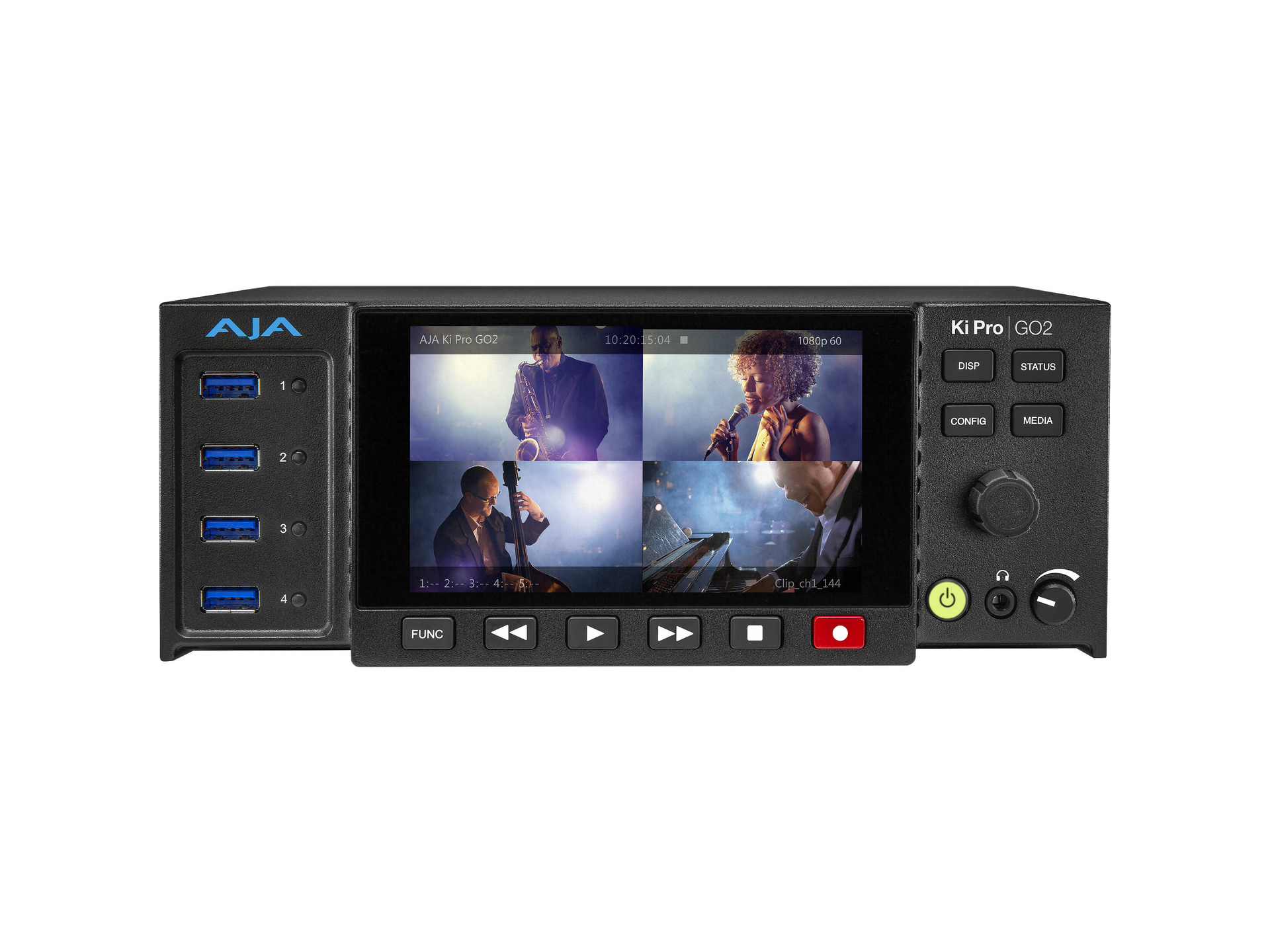 AJA Ki Pro GO2 Multichannel H.264/H.265 Recorder/Player