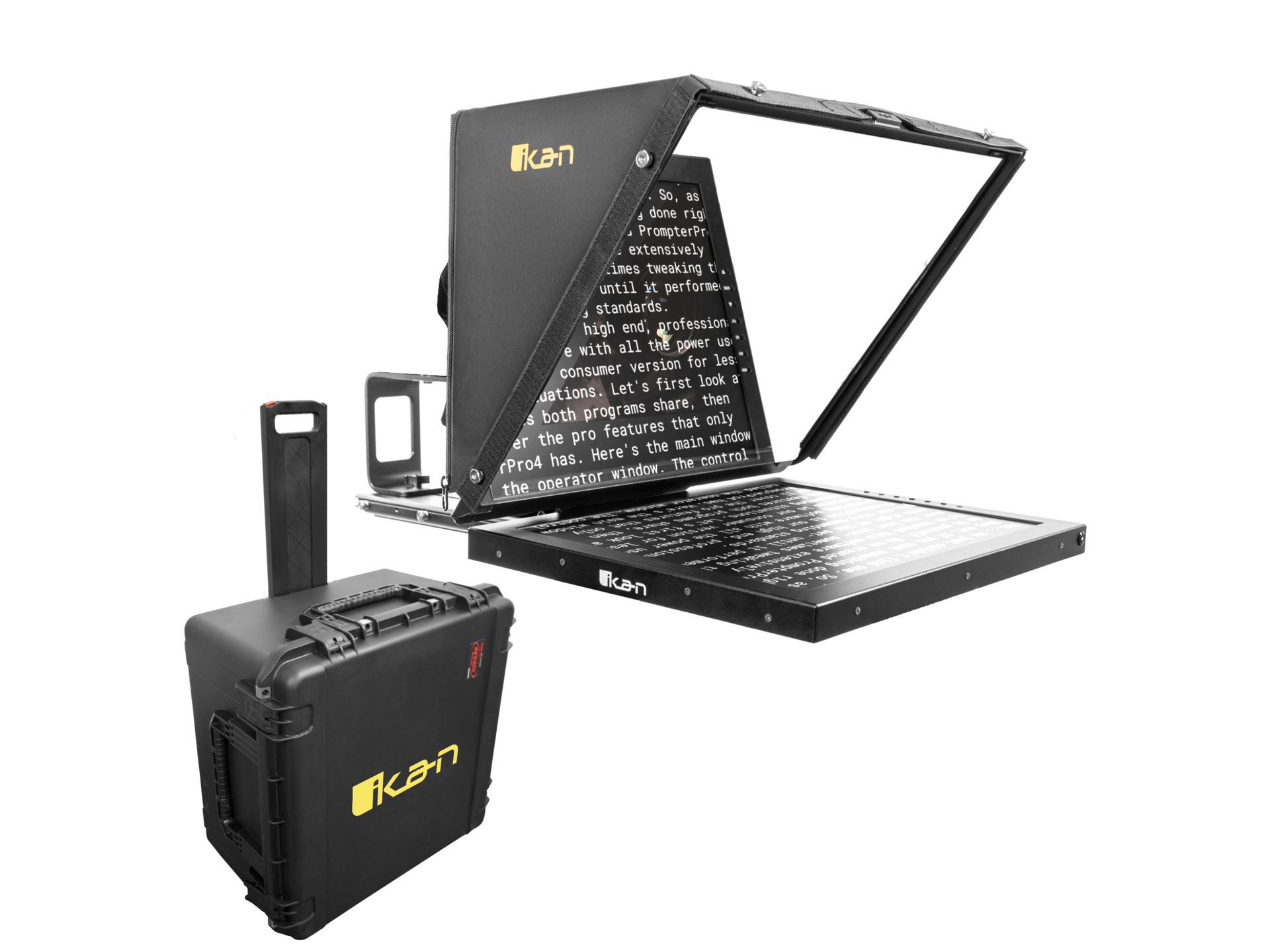 Ikan Professional V2 19" High-Bright Teleprompter Travel Kit (HDMI)