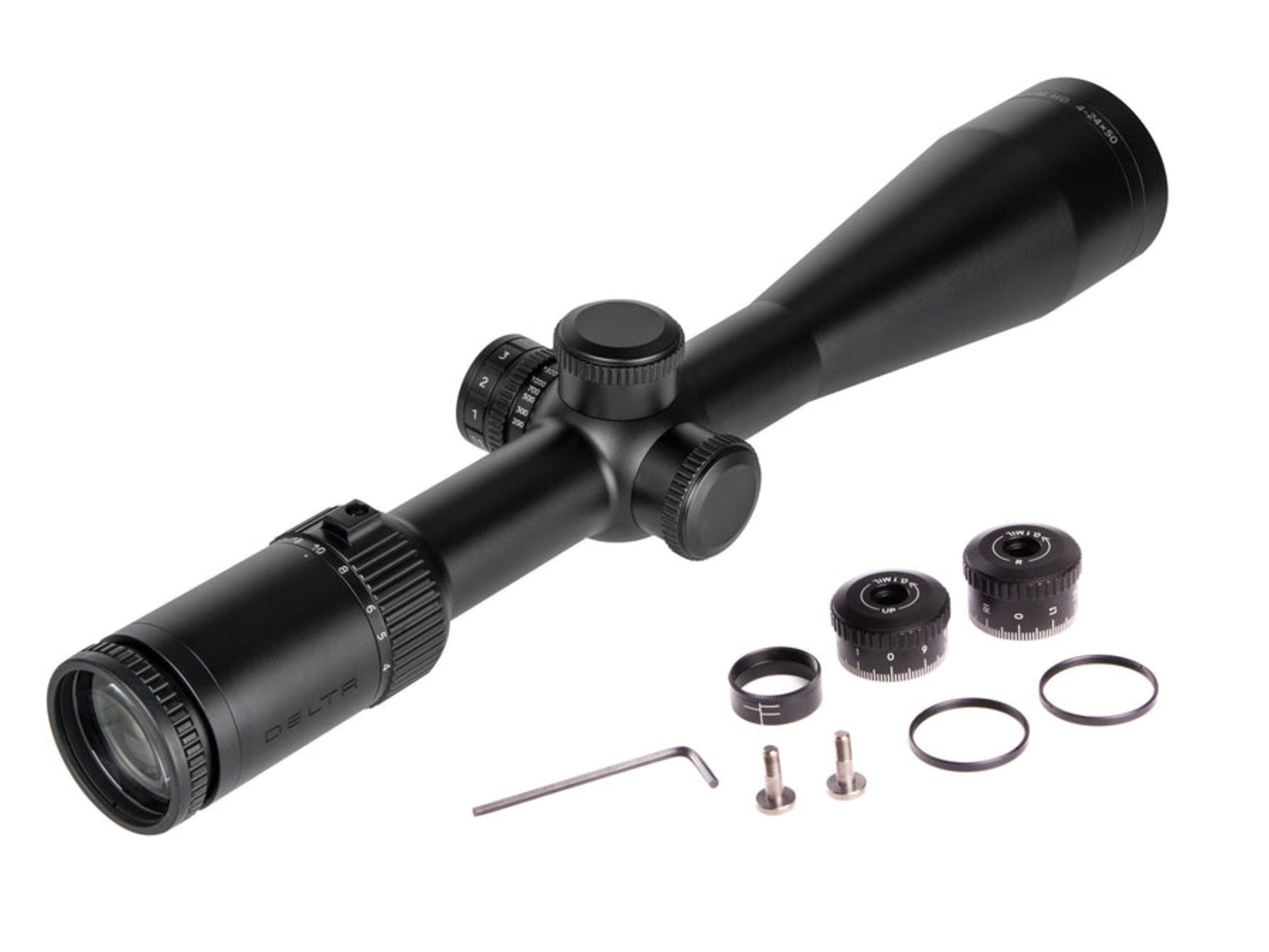 Delta Optics Titanium HD 4-24x50 SFP Riflescope (4A SB MOA)