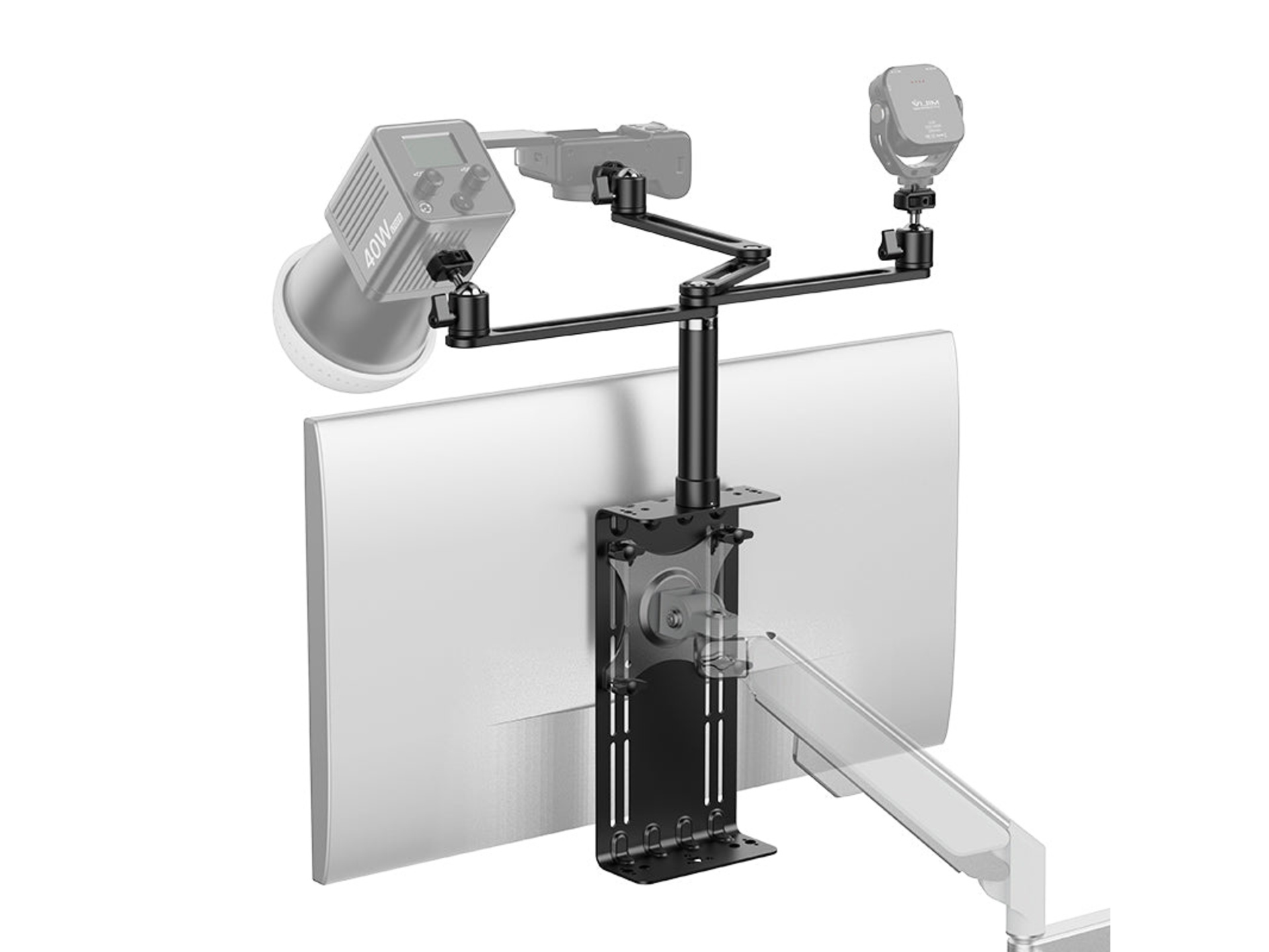 Ulanzi VS01 VESA Monitor Stand Mount with 3 Top Extension Arm