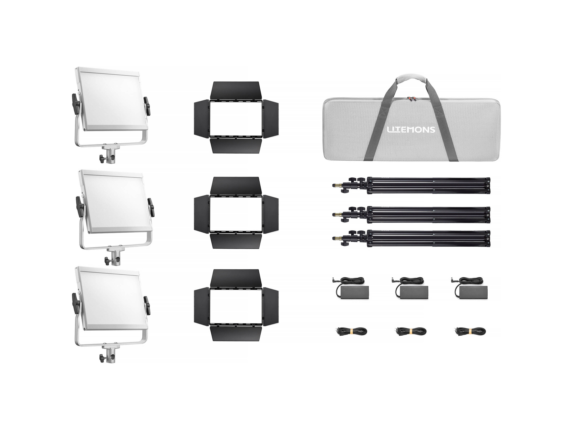 Godox Litemons LP600Bi Bi-Color LED Light Panel (3-Light Kit)