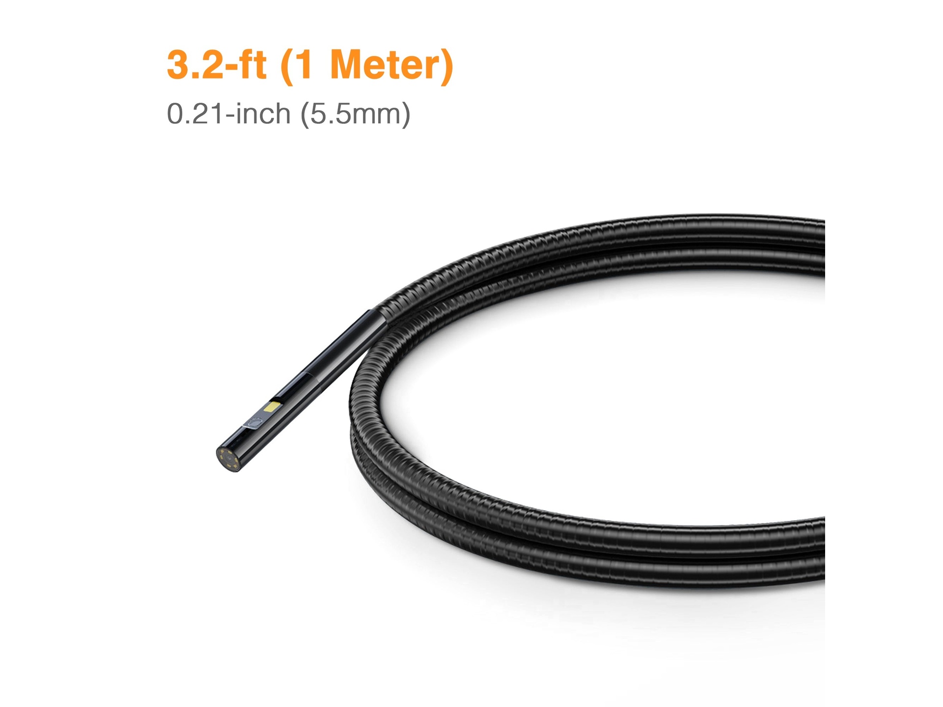 Teslong Dual-Lens 5.5mm Flexible Inspection Probe (1m)