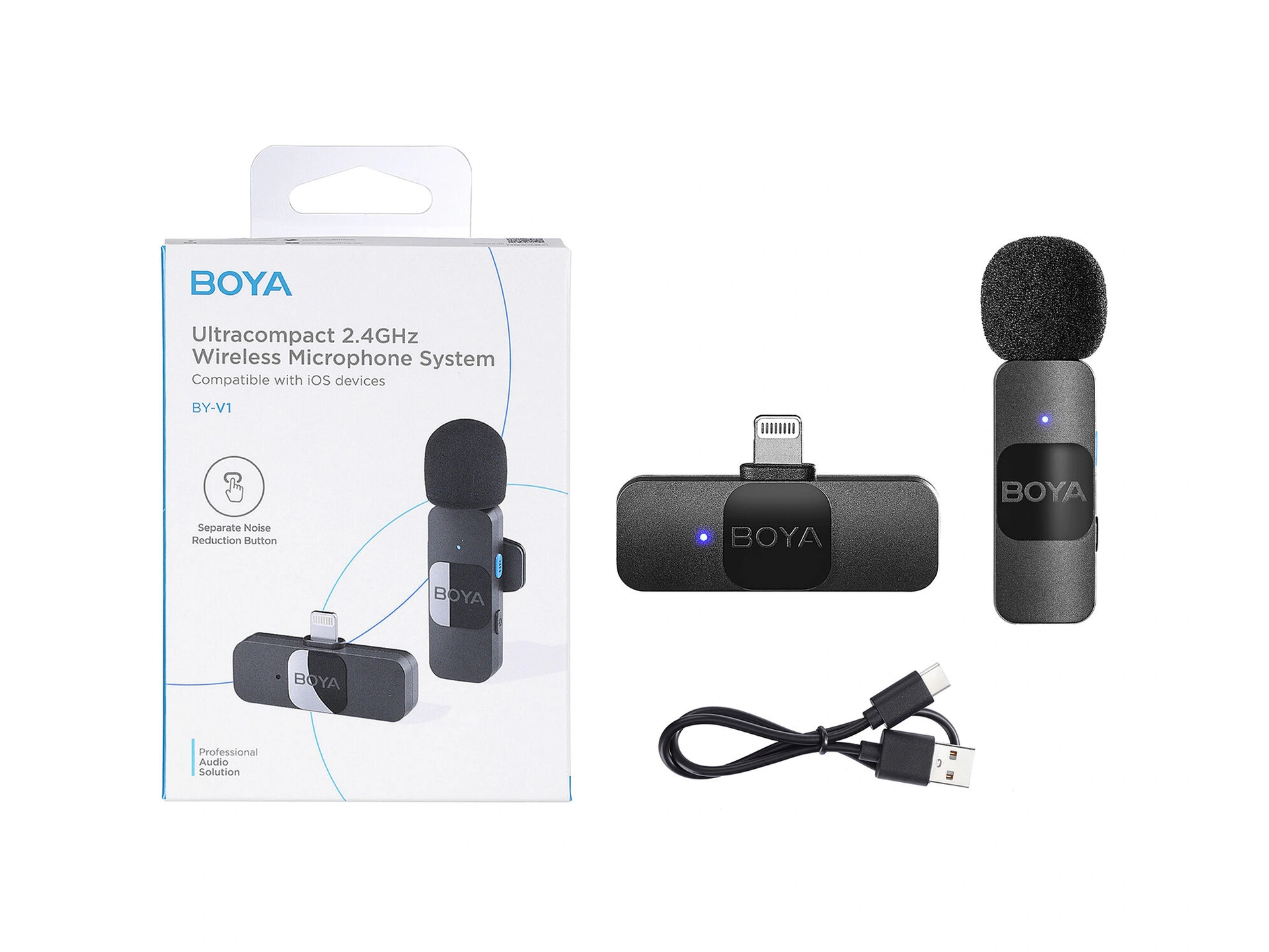 Microfono Lavalier Wireless BOYA Per IPhone - Leggero, Riduzione Rumore E Cambio Voce AI, 30h Autonomia - Foto 11