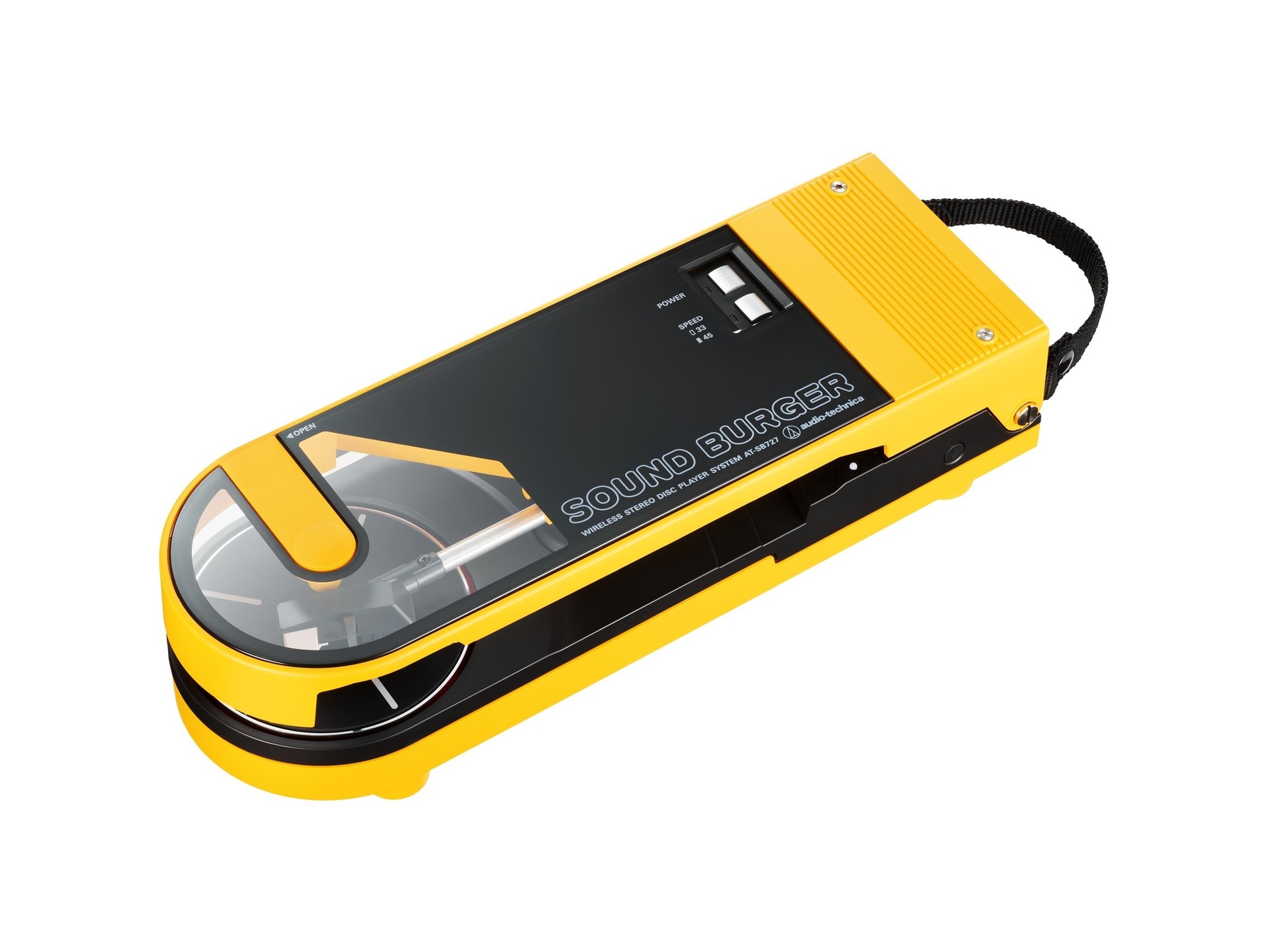 Audio Technica Sound Burger Wireless Bluetooth Turntable (Yellow)
