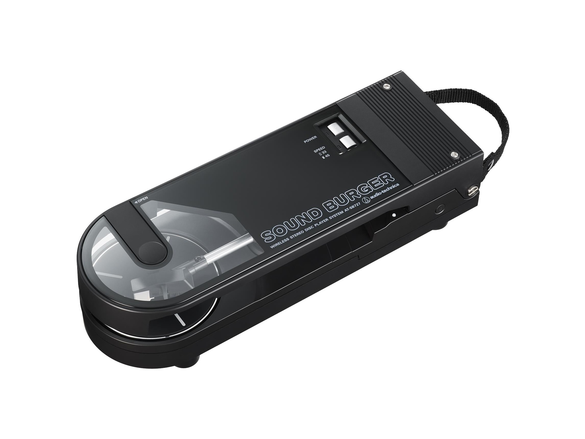 Audio Technica Sound Burger Wireless Bluetooth Turntable (Black)